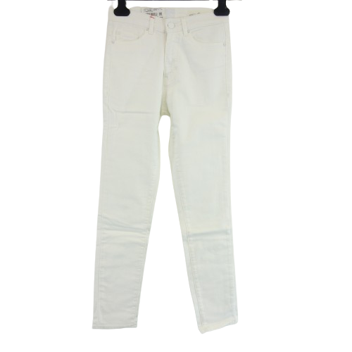 HUGO BOSS Damen Jeans Hose Jeanshose Weiß Skinny High Waist Modell Magalia
