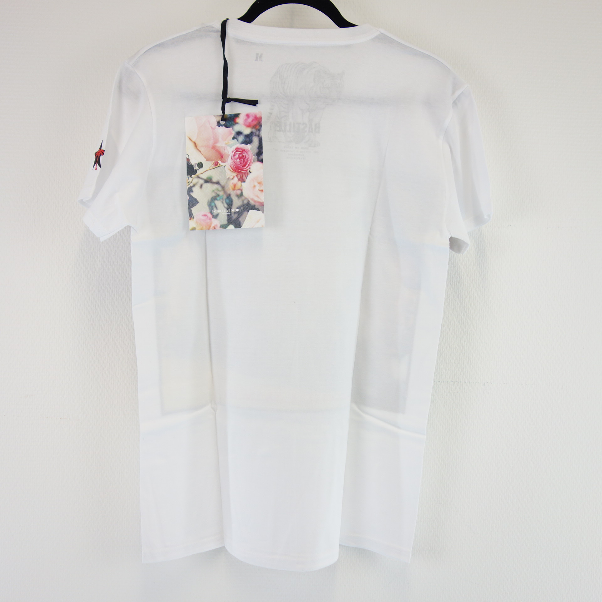 BASTILLE Venezia Rive Droite Herren T-Shirt T Shirt Herrenshirt Oberteil Weiß Modell ANGEL Baumwolle