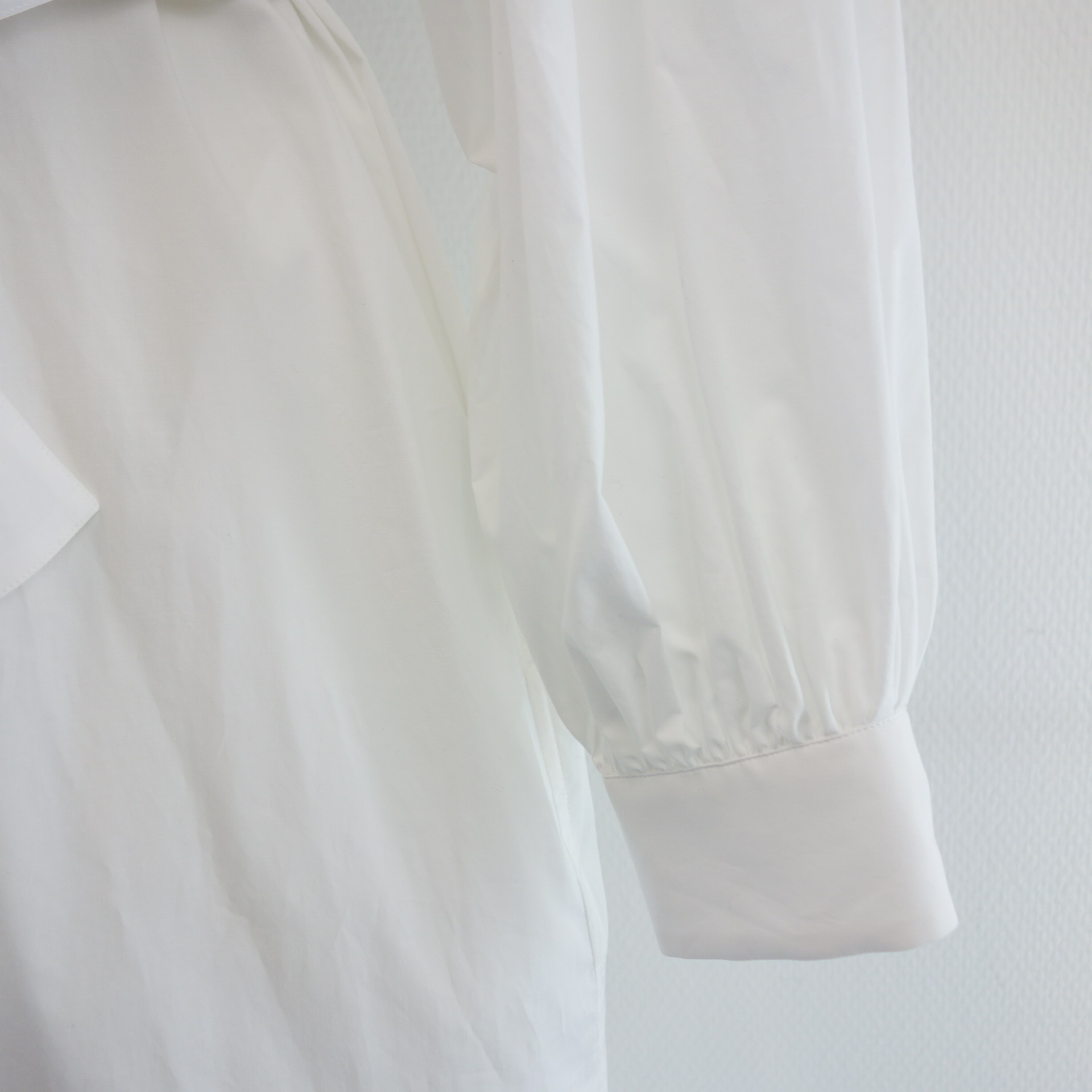 CALIBAN Damen Midi Kleid Tunika Tunikakleid Blusenkleid Hemdkleid Weiß mit Gürtel