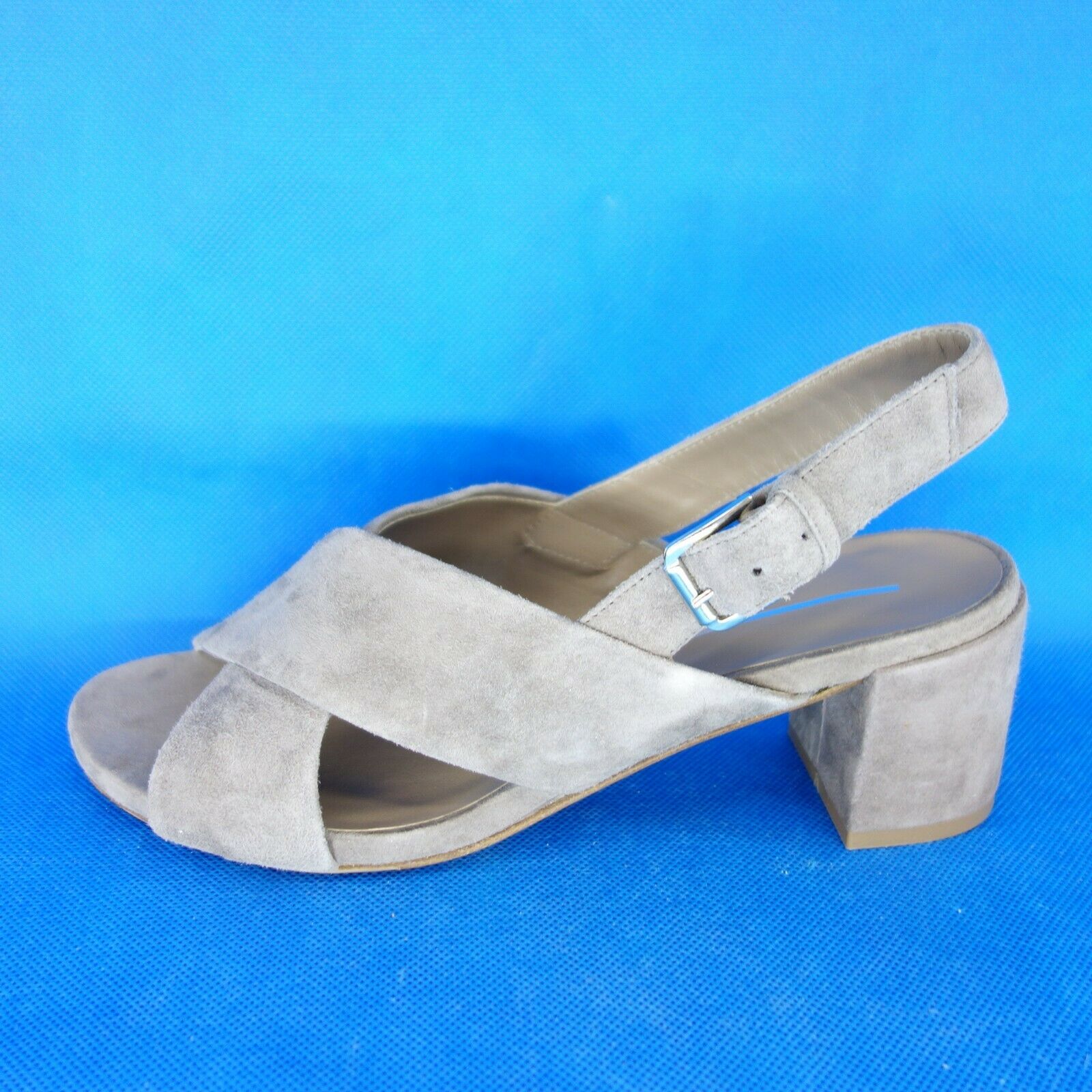 Damen Sommer Schuhe Damenschuhe Slingbacks Sandalen Sandaletten Pumps Leder Neu - EUR 41