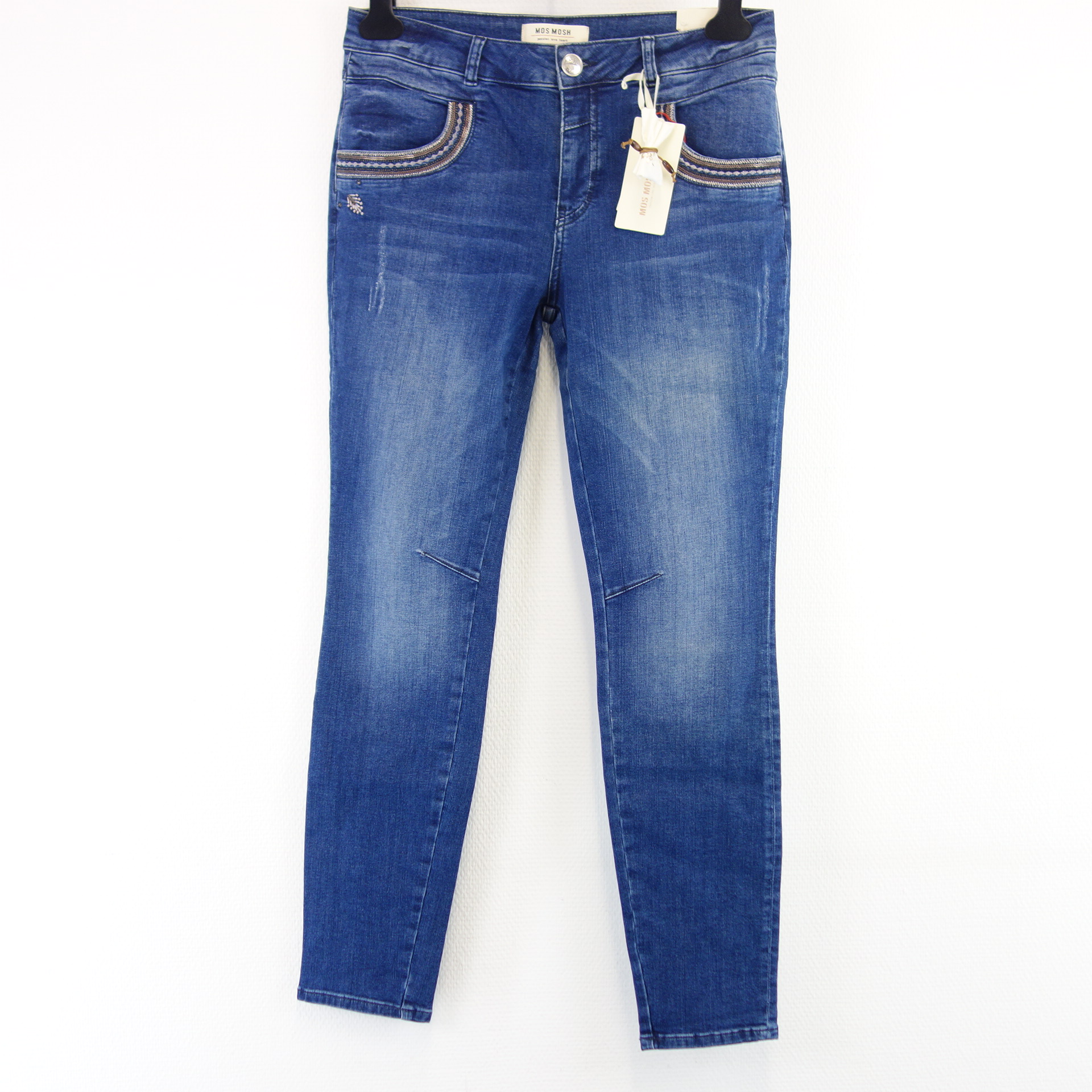 MOS MOSH Jeans Hose Blau Straight Modell Naomi Muscat Long