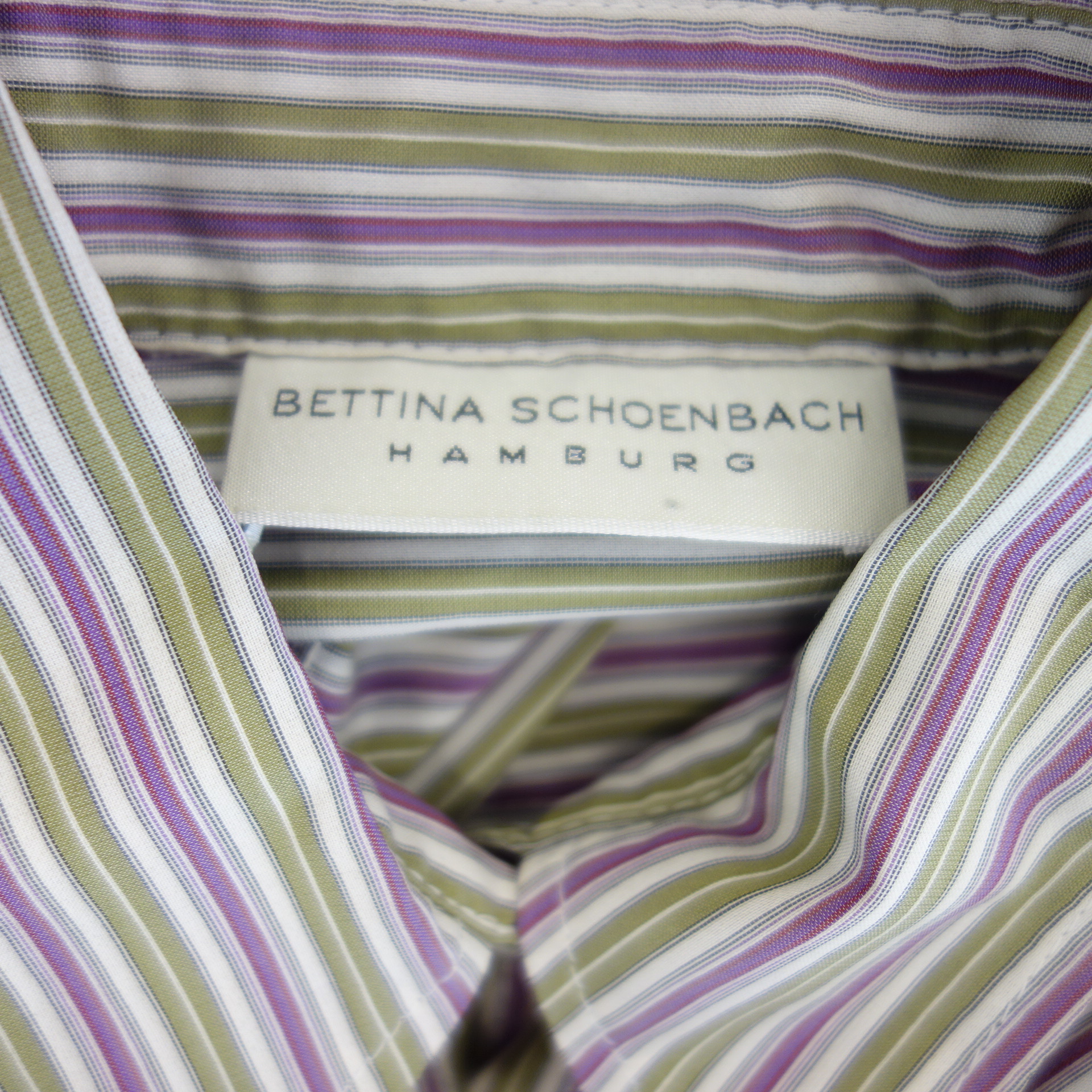 BETTINA SCHOENBACH Designer Damen Bluse Hemd Tunika 100% Seide Gr 34 Mehrfarbig