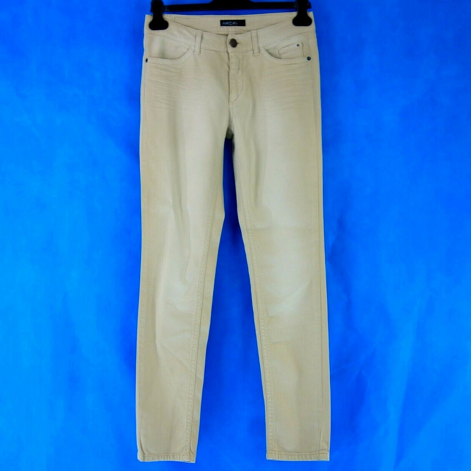 Marc Cain Damen Jeans Hose Damenhose Jeanshose N1 34 Skinny Mid Rise Denim Neu - 34
