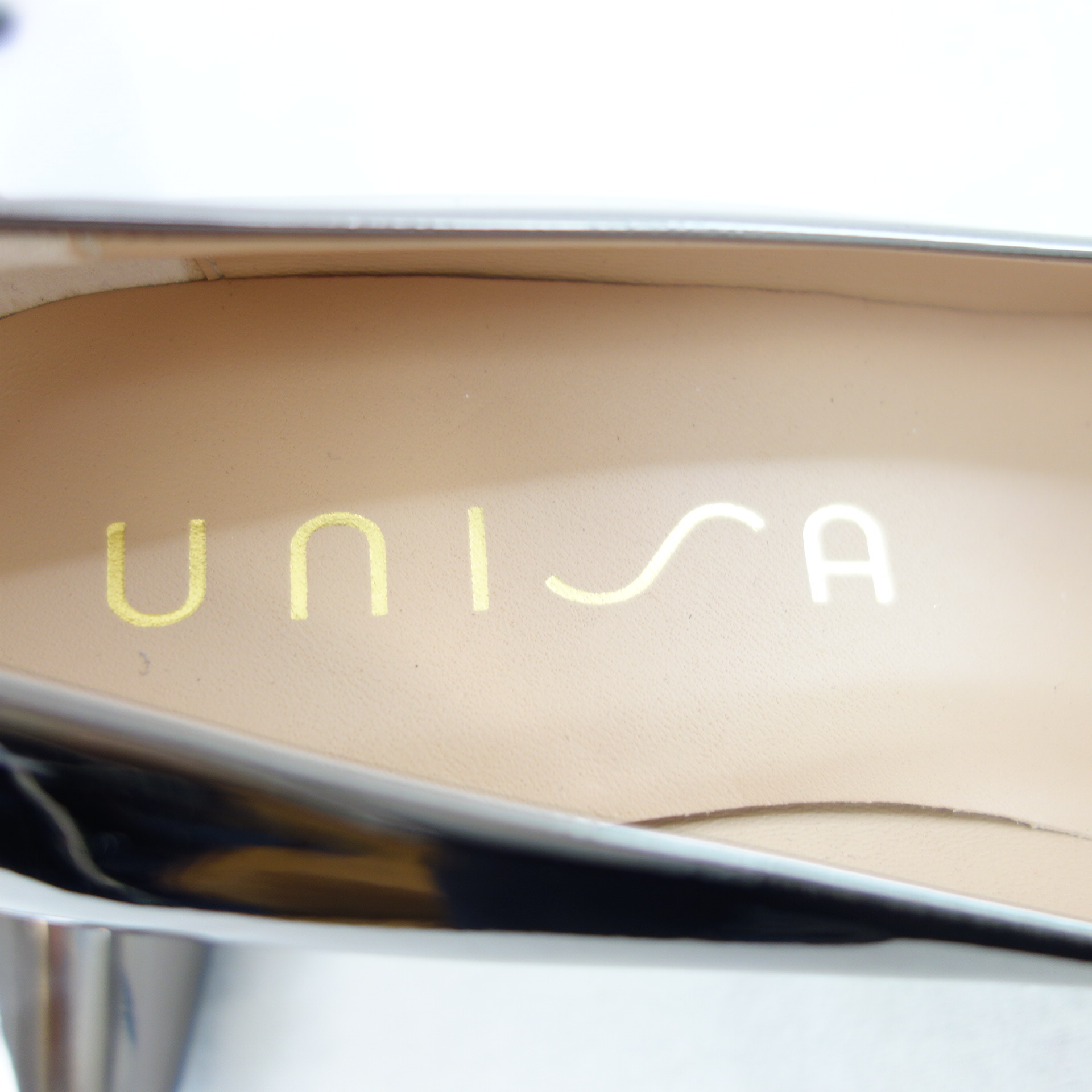 UNISA Damen Schuhe Pumps Stiletto Absat Silber Leder Modell Tola Größe 39 Verspiegelt