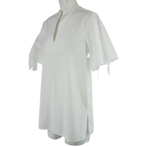 ACNE STUDIOS Damen Bluse Hemd Oberteil Shirt Oversize Weiß Baumwolle