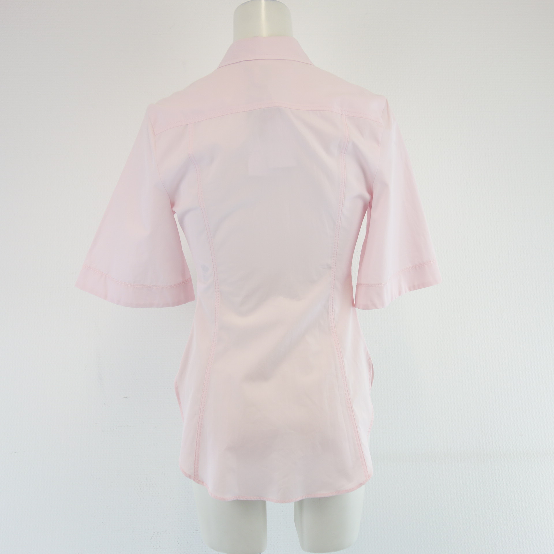PAUL SMITH Damen Hemd Shirt Tunika Bluse Oberteil Slim 100% Baumwolle Pastell Rosa