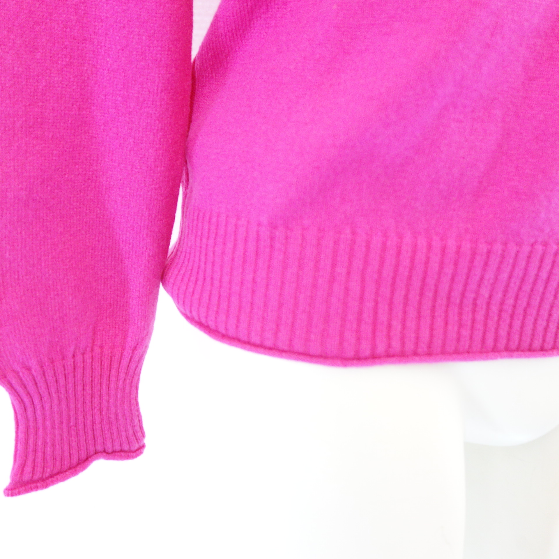 AMINA RUBINACCI Damen Kaschmir Pullover mit Kapuze Pink Größe XS