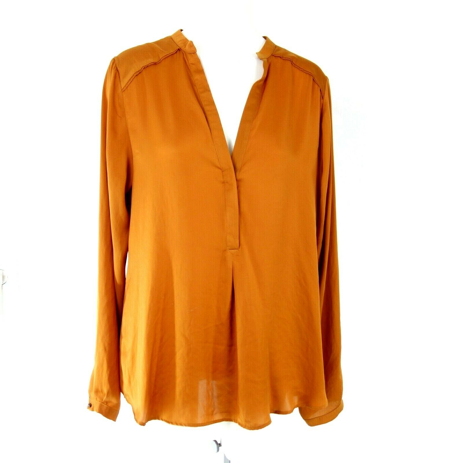 EXPRESSO Damen Bluse Tunika Damenshirt Shirt Damenbluse Nashua XL 42 Cognac Neu