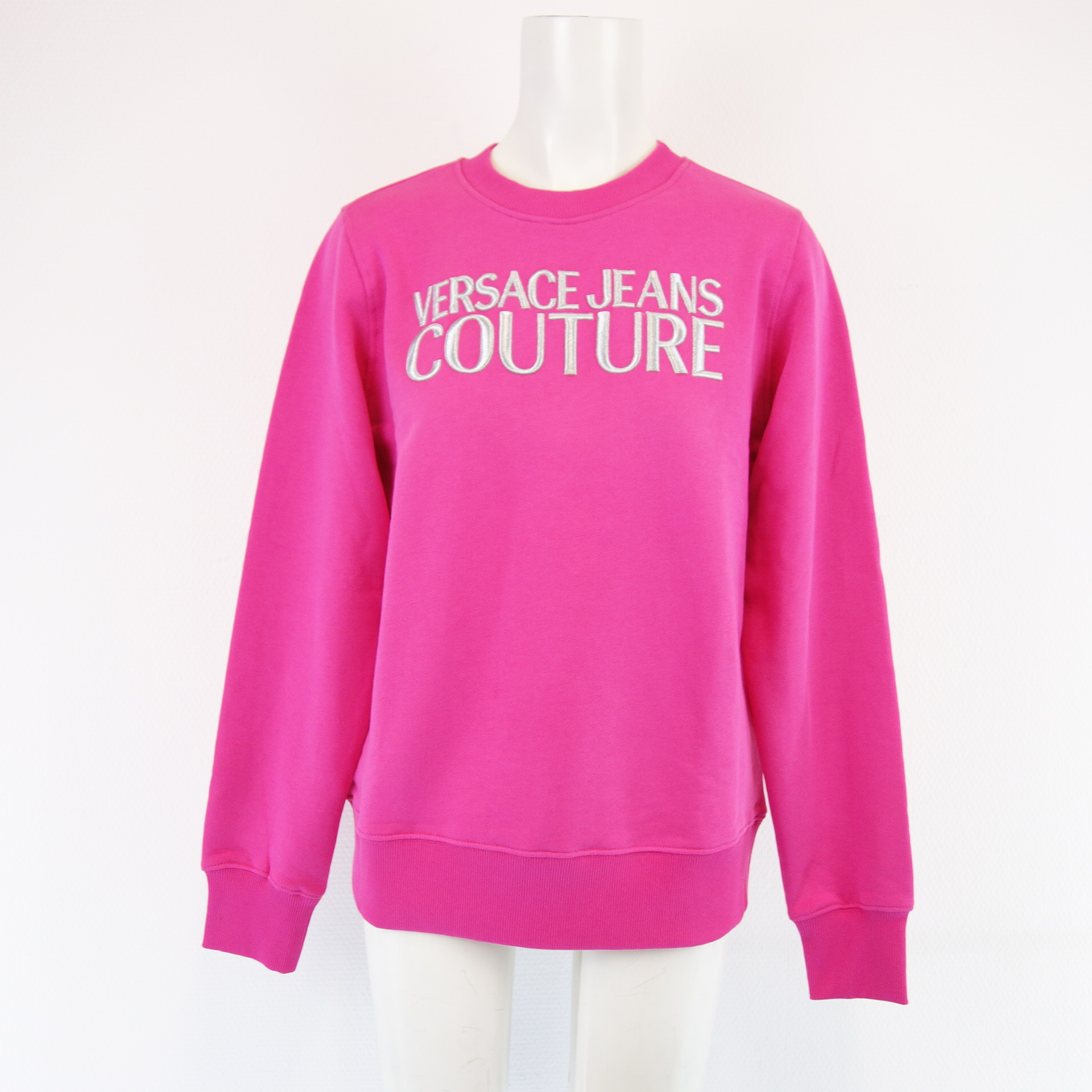 VERSACE JEANS COUTURE Damen Sweatshirt Sweater Pullover Sweat Shirt Damenshirt Pink 