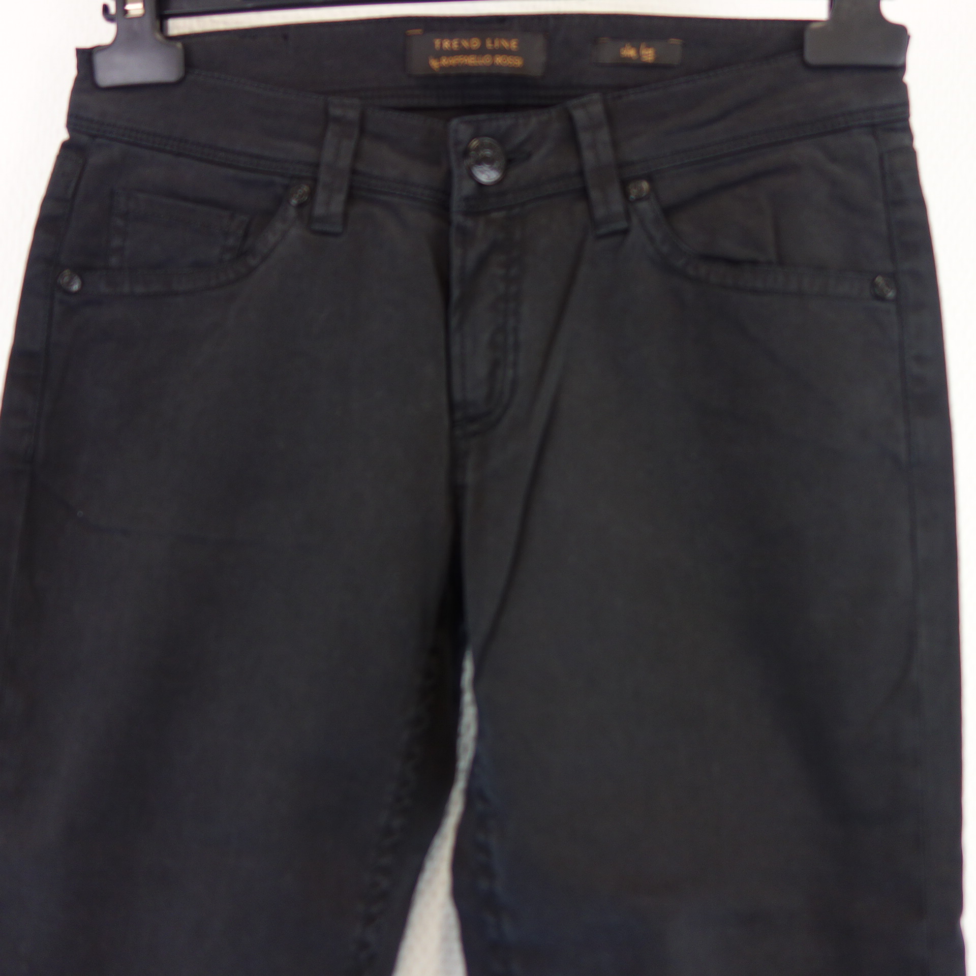 RAFFAELLO ROSSI TREND LINE Damen Jeans Hose Jeanshose Schwarz Gr 36 Modell Sinty Stick Slim Fit