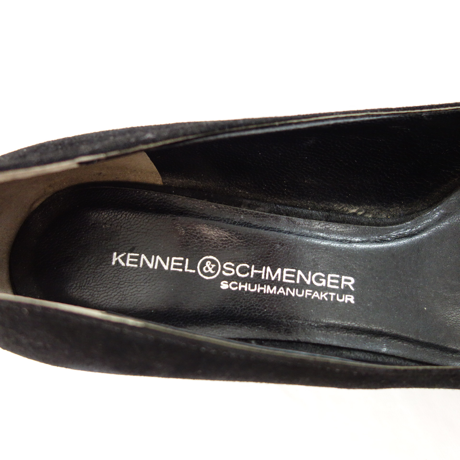 KENNEL & SCHMENGER Damen Schuhe Stiletto Pumps Leder Schwarz  38 ( 5 ) Np 150 Neu