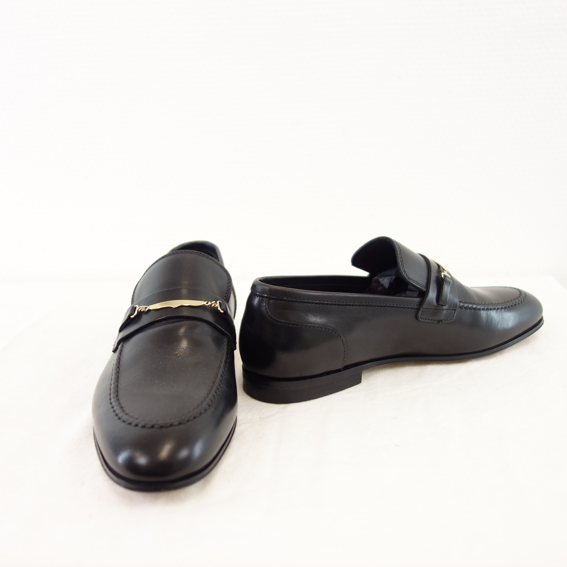 Loafer Paul Smith Schuhe Slipper Damen Leder Schwarz Modell CHILTON 37