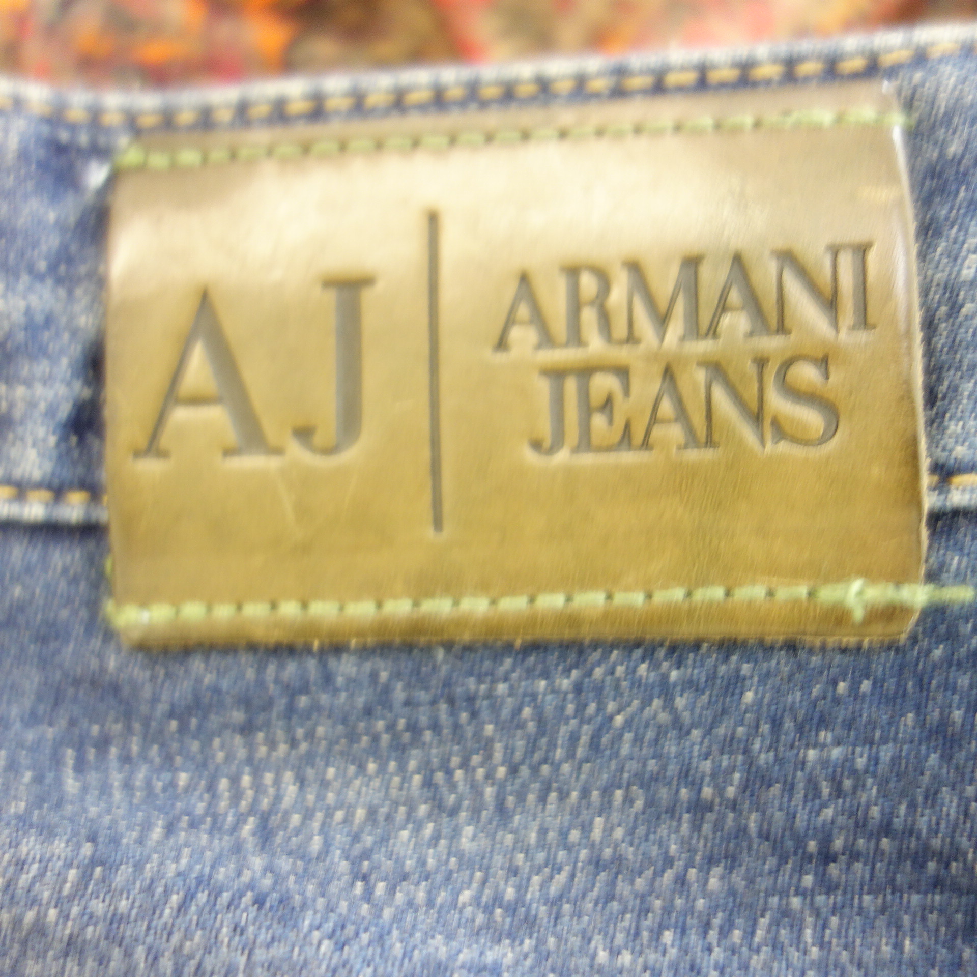 ARMANI JEANS Herren Jeans Hose Jeanshose J28 Blau Slim Fit Low Waist Tight Leg