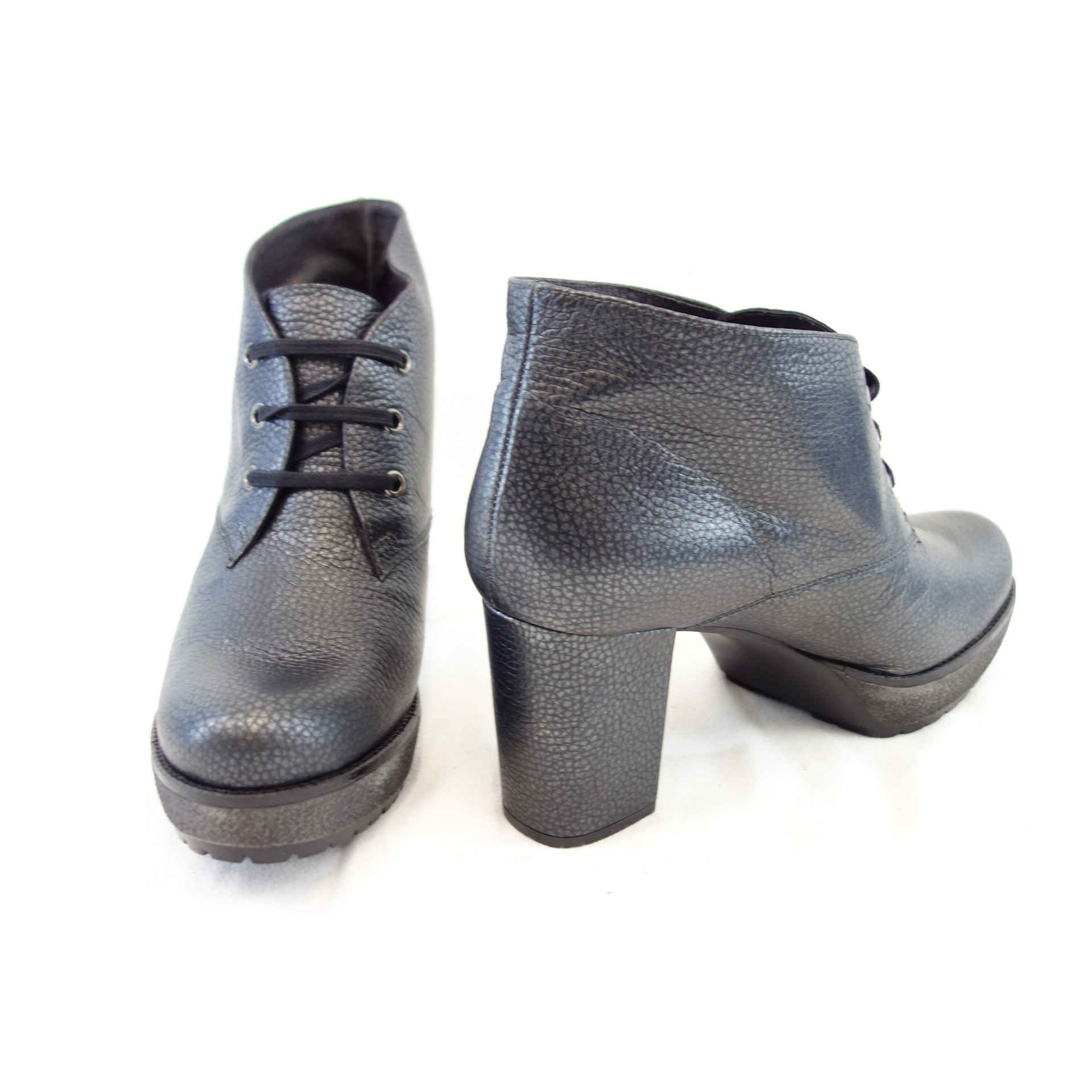 GADEA Damen Schuhe Ankle Boots Schwarz Stiefeletten Stiefel Leder 41 Np 159 Neu