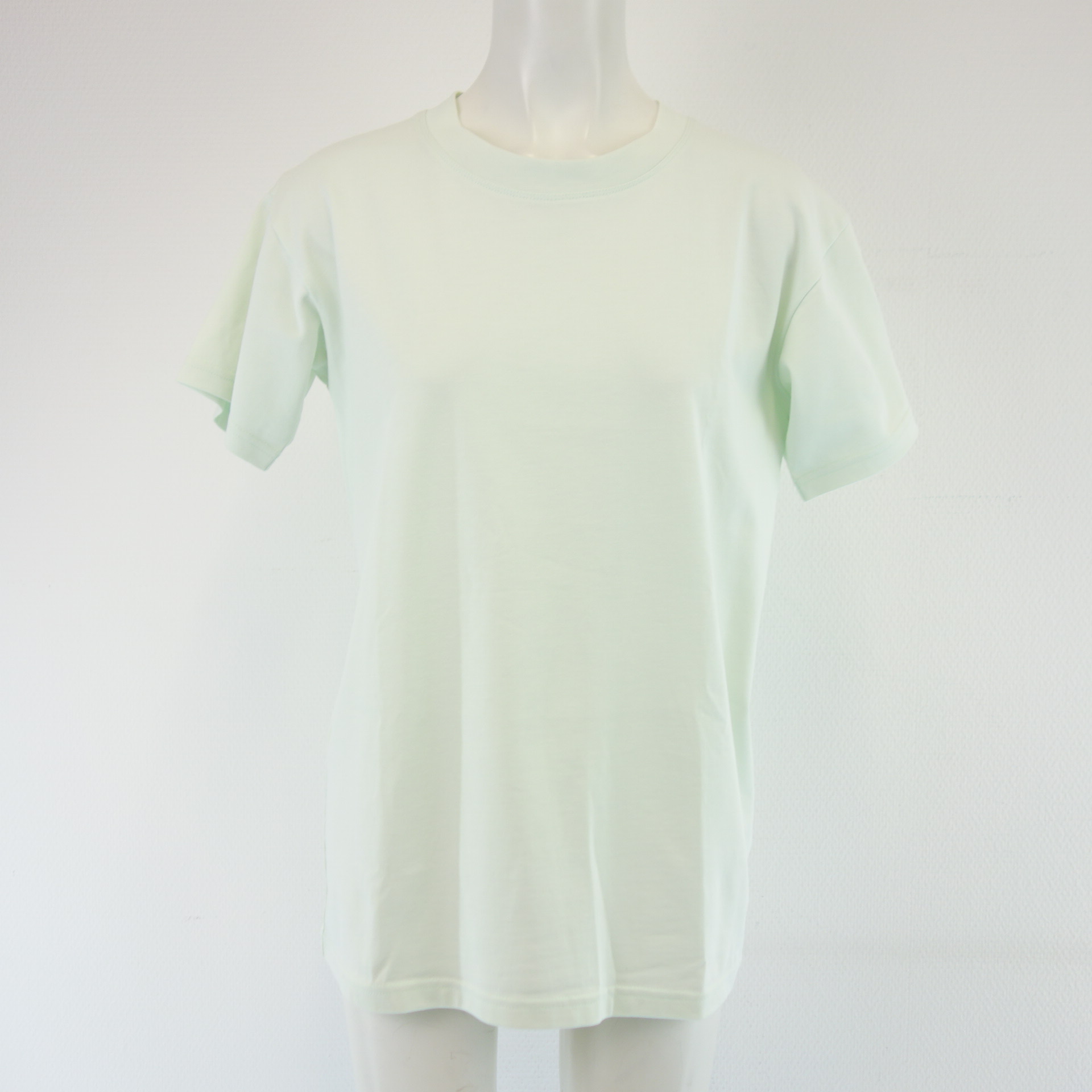 MONIQUE VAN HEIST Jersey Shirt Modell Boy Pastell Mint Grün Baumwolle Größe S