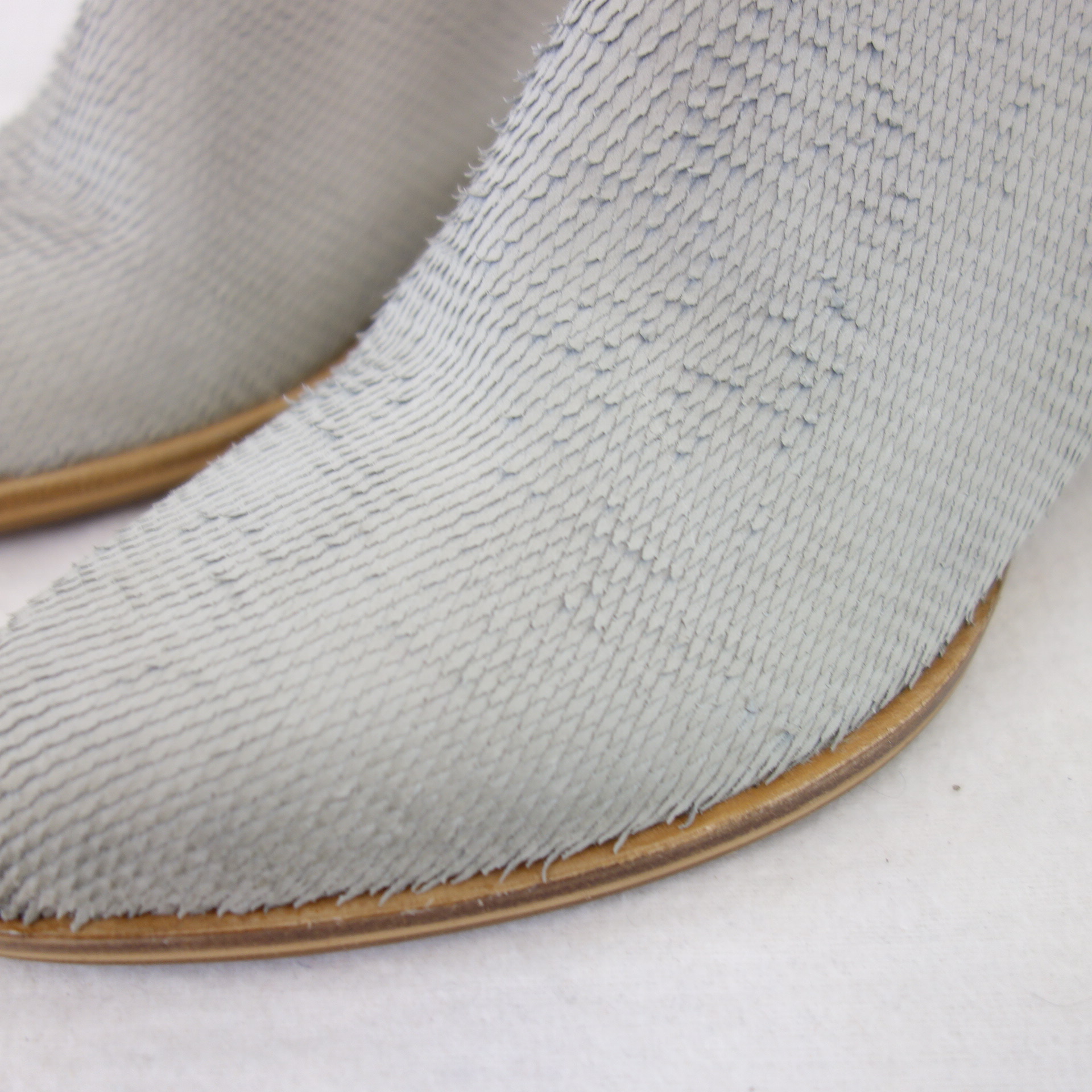 BRUNO PREMI Damen Schuhe Chelsea Ankle Boots Stiefeletten Stiefel Leder Grau Größe 41 ( 40 )