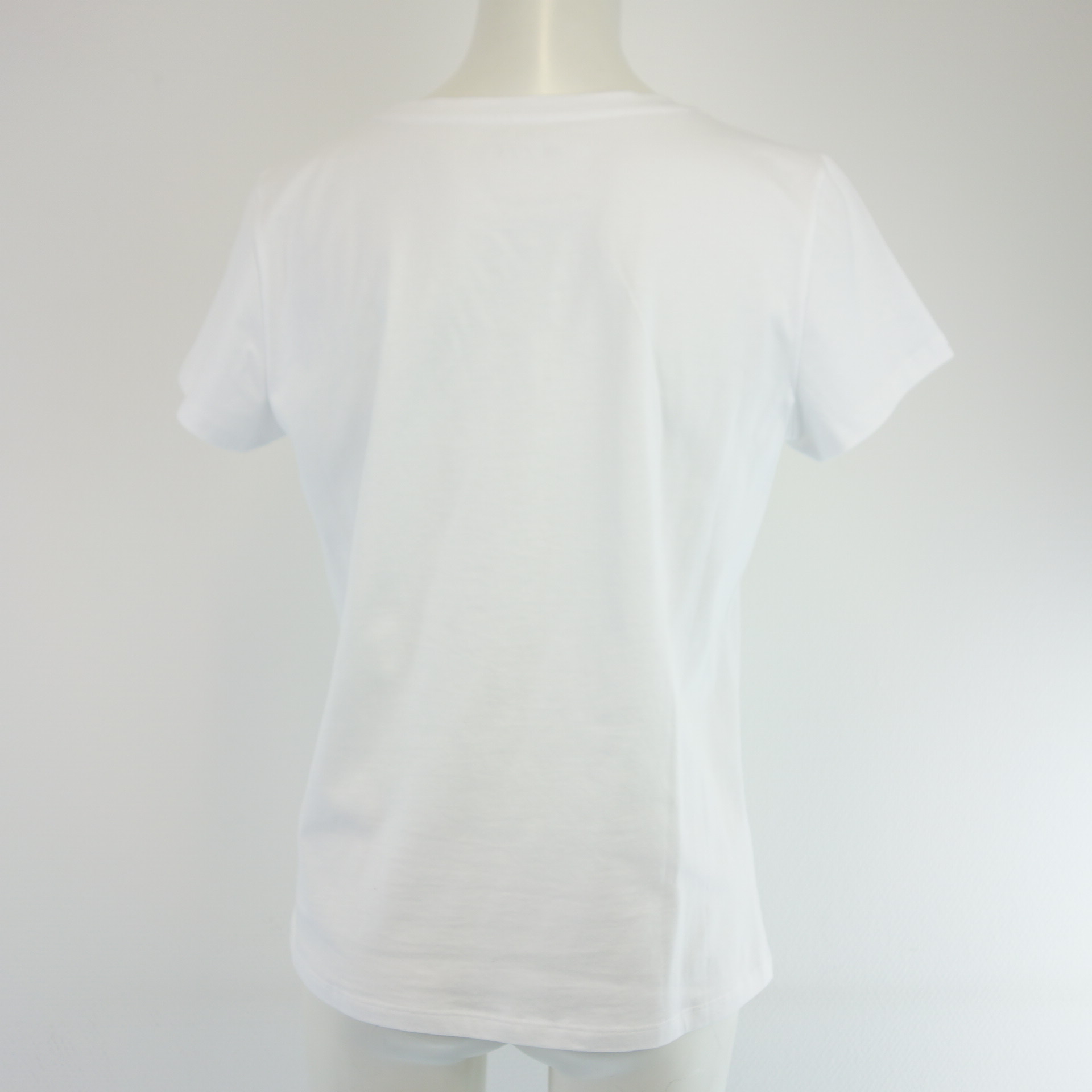MARC CAIN Damen T Shirt Damenshirt  Tshirt Oberteil Weiß 100% Baumwolle 38 N3 Neu