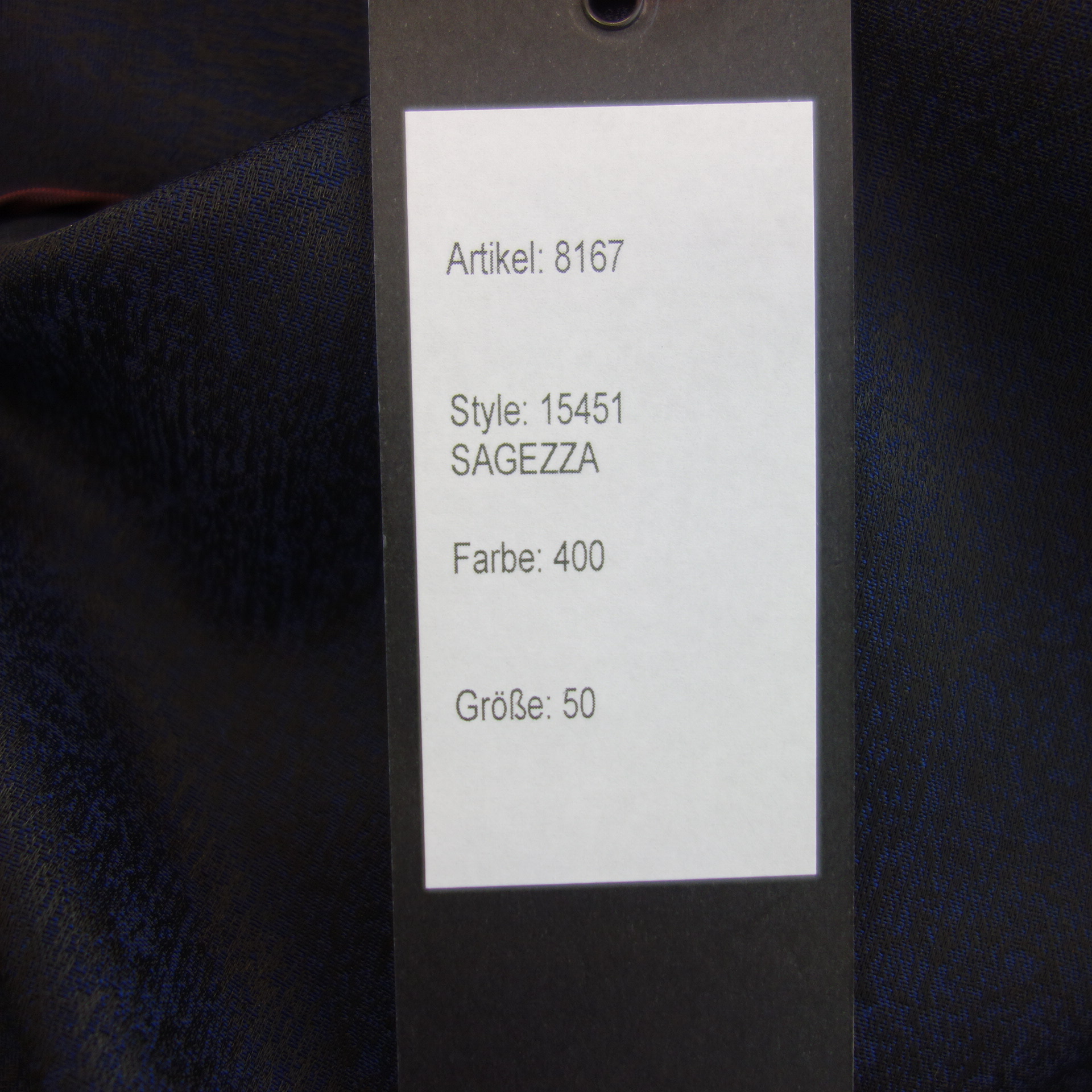 HARTWICH Herren Jacke Sakko Jacket Größe 50 Modell Sagezza Grau Elegant