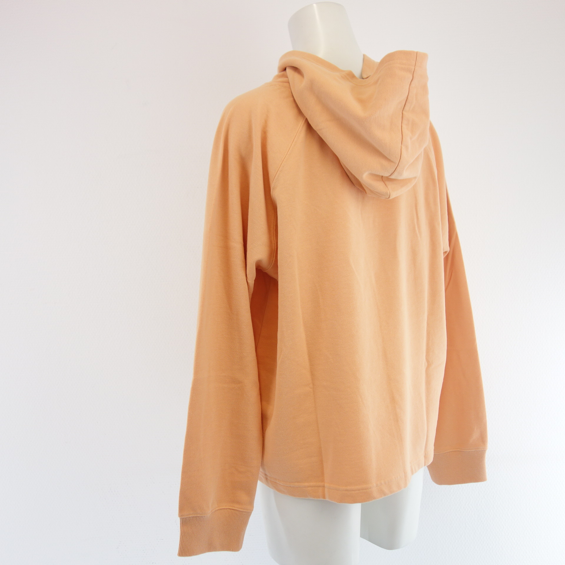 JUVIA Damen Sweater Sweatshirt Hoodie Pullover Kapuzenpullover Modell ALENA Mandarine Orange