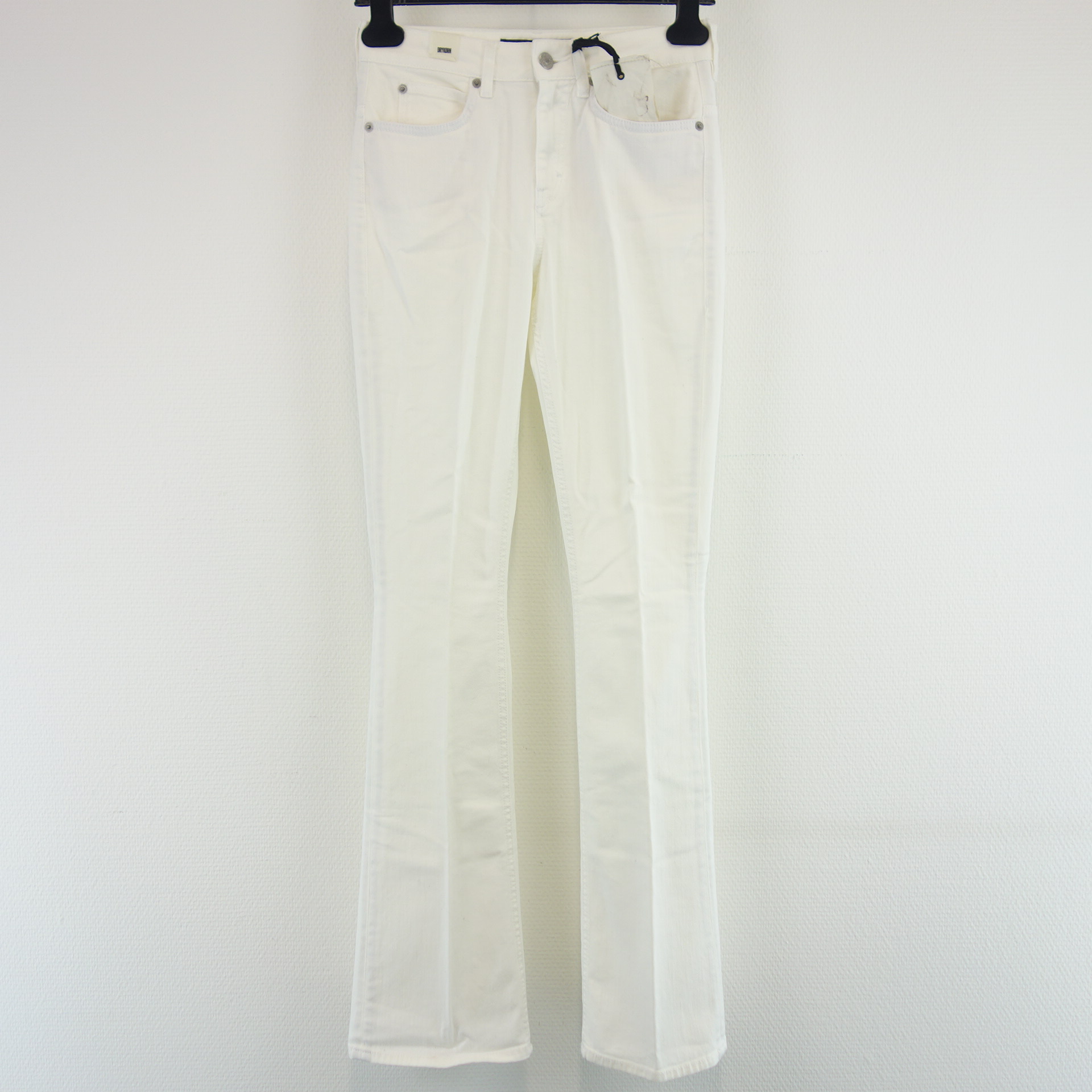 Drykorn Damen Jeans Hose Seeyou 2 Damenjeans Weiß Skinny High Waist Flared Neu - W27