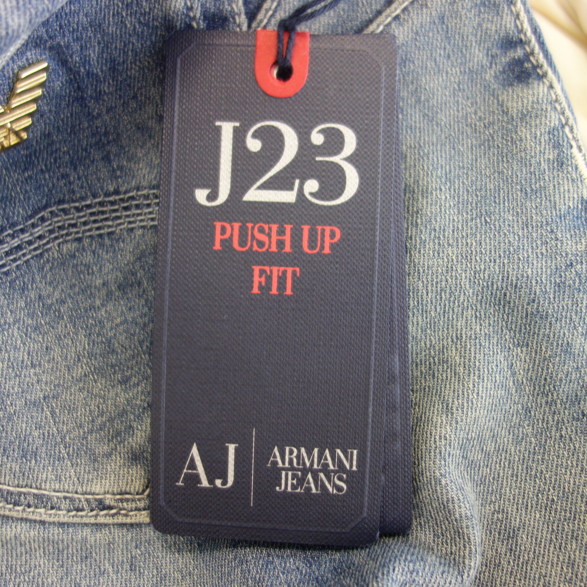 ARMANI JEANS AJ Damen Jeans Hose Jeanshose J23 Blau 28 ( 27 ) Push Up Fit Skinny 