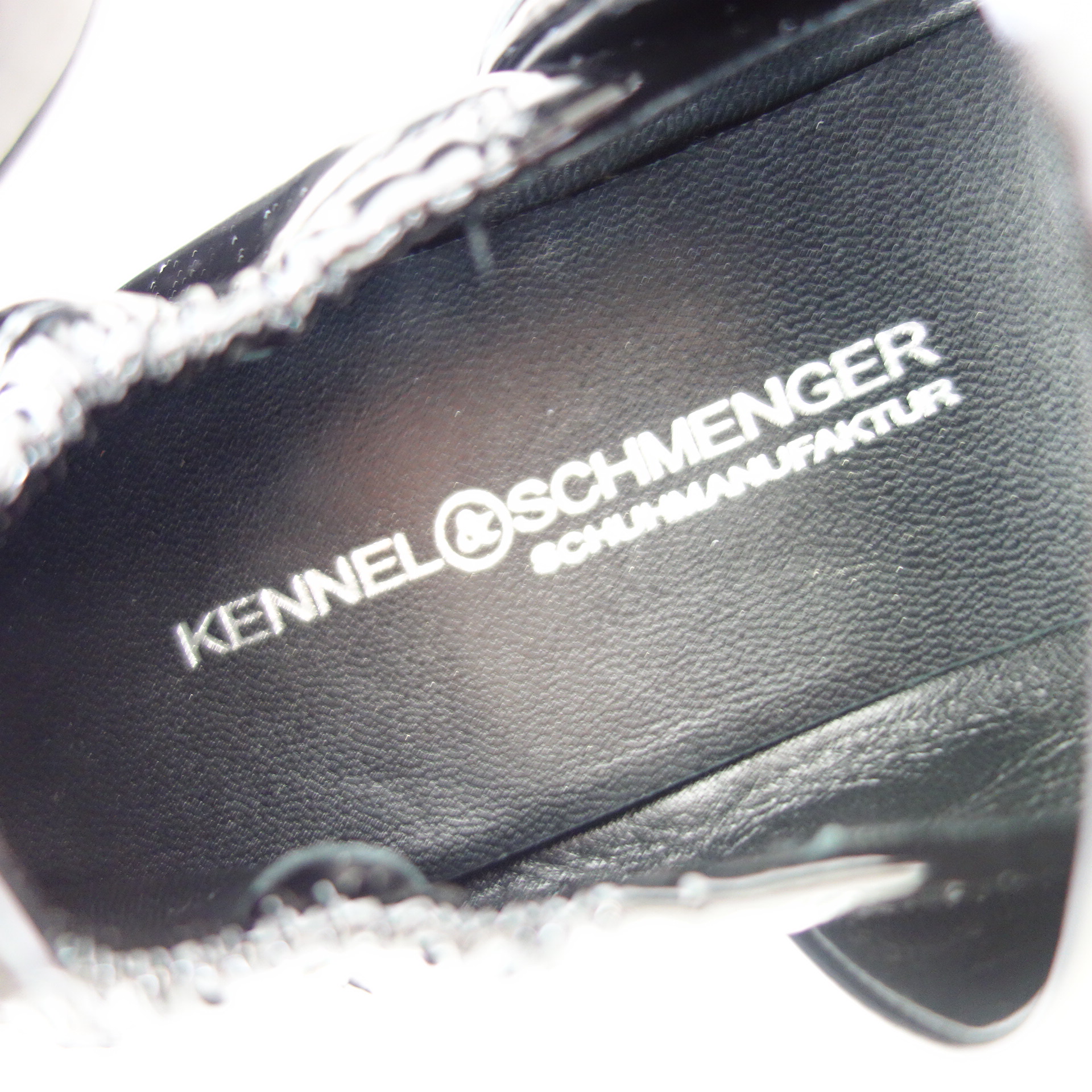 KENNEL & SCHMENGER K&S Damen Schuhe Ballerinas Loafer Spitze Lackleder Leder Schwarz Zone