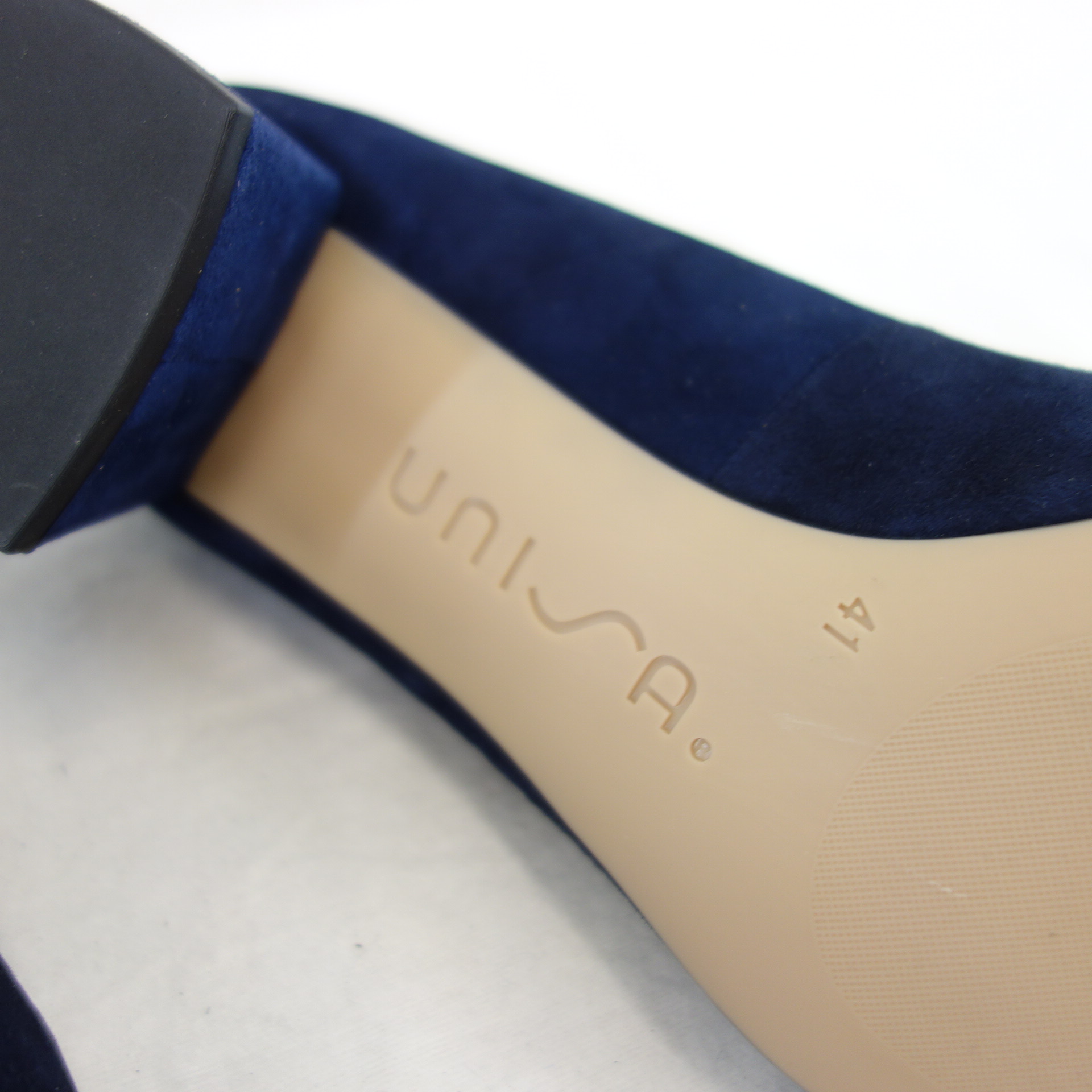 UNISA Damen Schuhe Business Pumps Dunkelblau Wildleder Modell Lasie 37 Blockabsatz