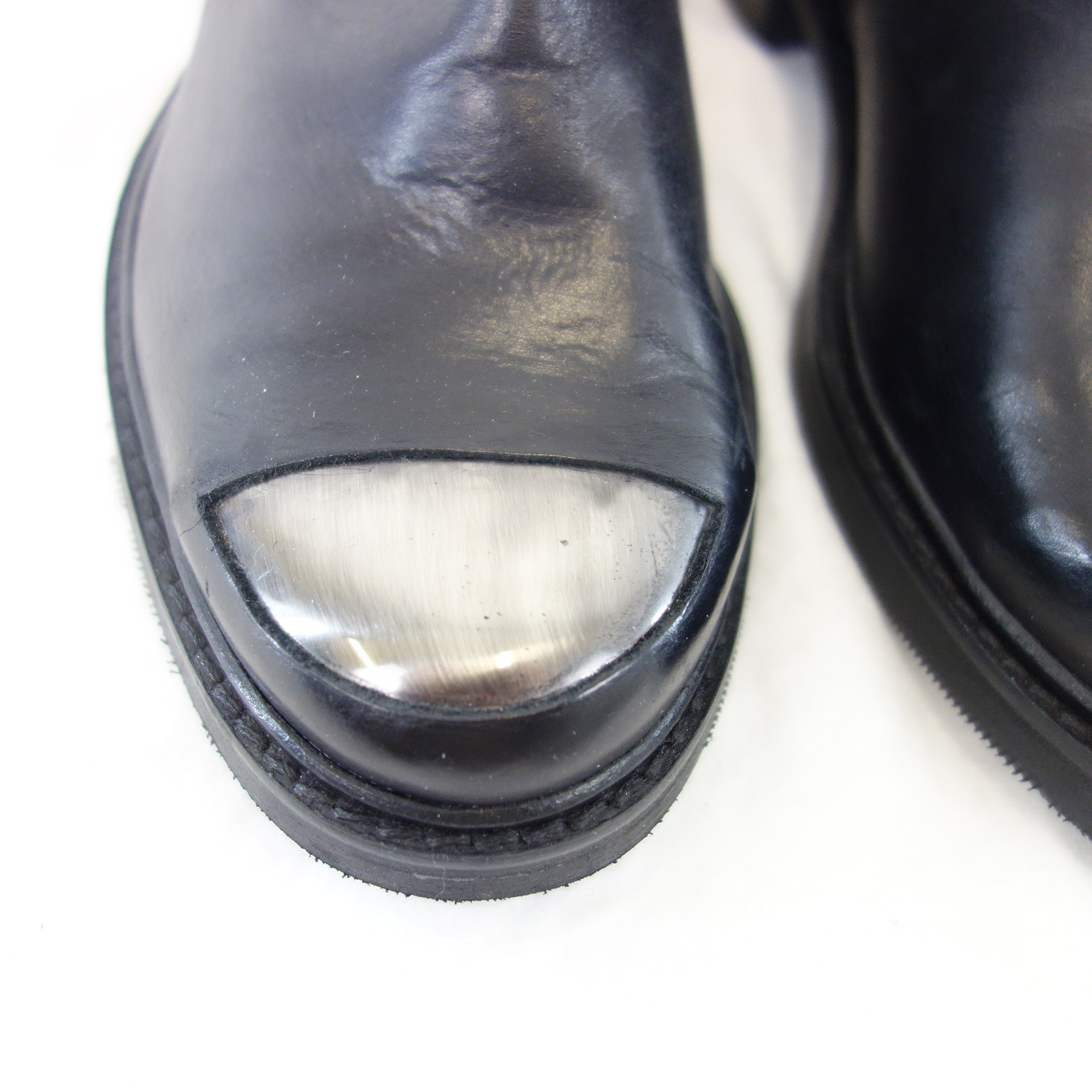 BUKELA Damen Schuhe Stiefel Stiefeletten Boots Leder Schwarz Größe 37