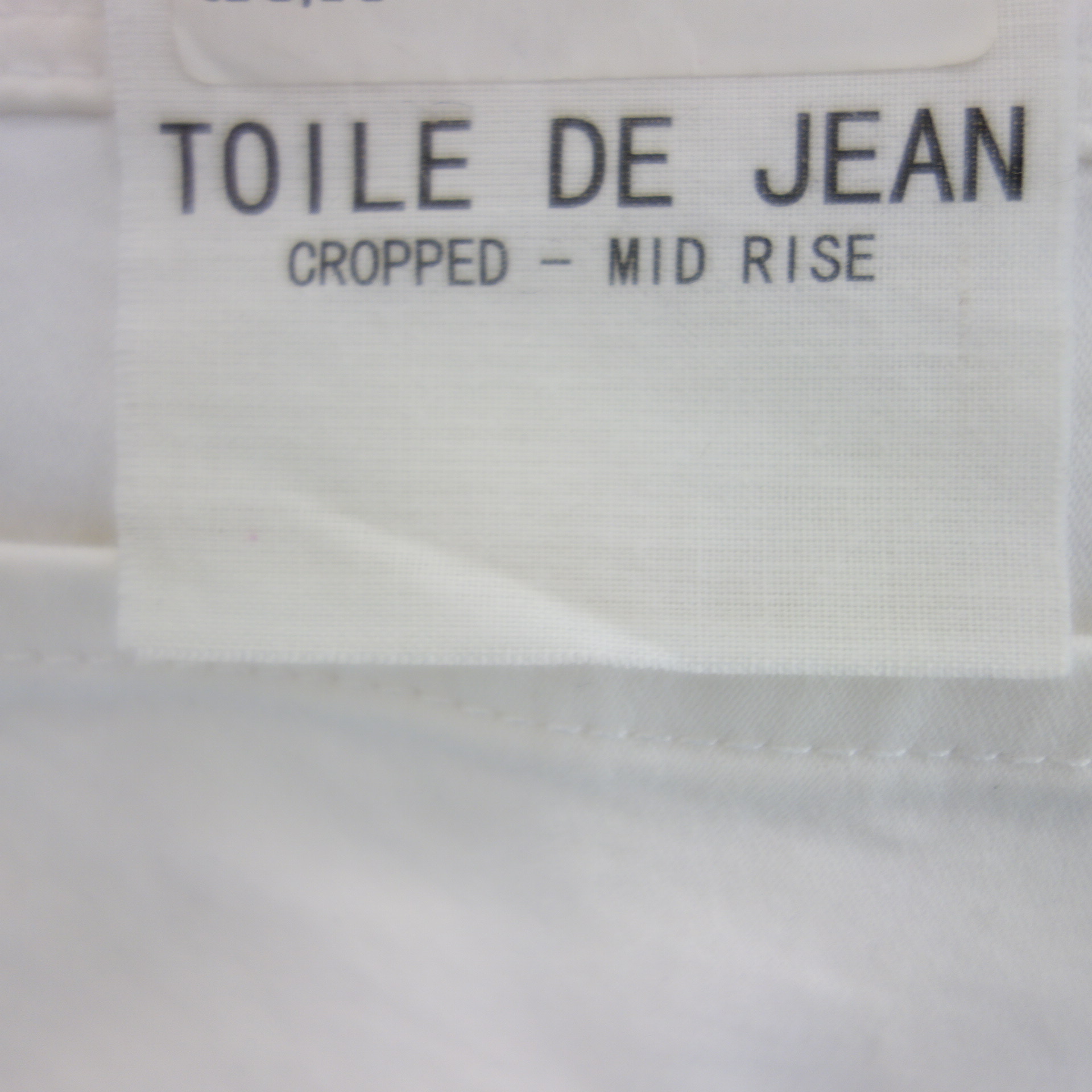 WAS TOILE DE JEAN Jeans Modell Norma Skinny Cropped Weiß Mid Rise 