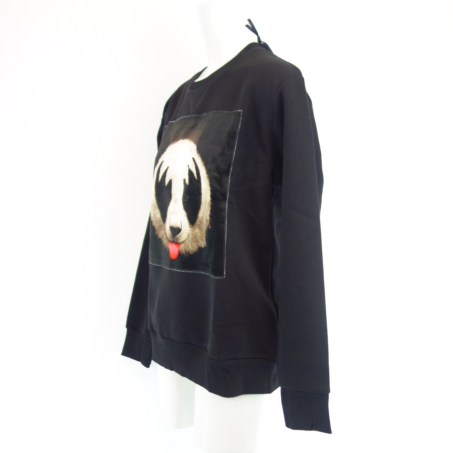 BASTILLE VENEZIA Damen Herren Unisex Sweater Sweatshirt Pullover Schwarz Modell PANDA