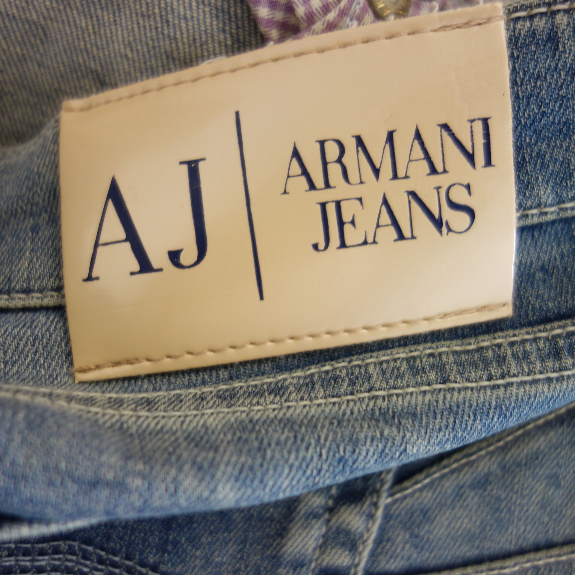 ARMANI JEANS AJ Damen Jeans Hose Jeanshose J23 Blau 28 ( 27 ) Push Up Fit Skinny 
