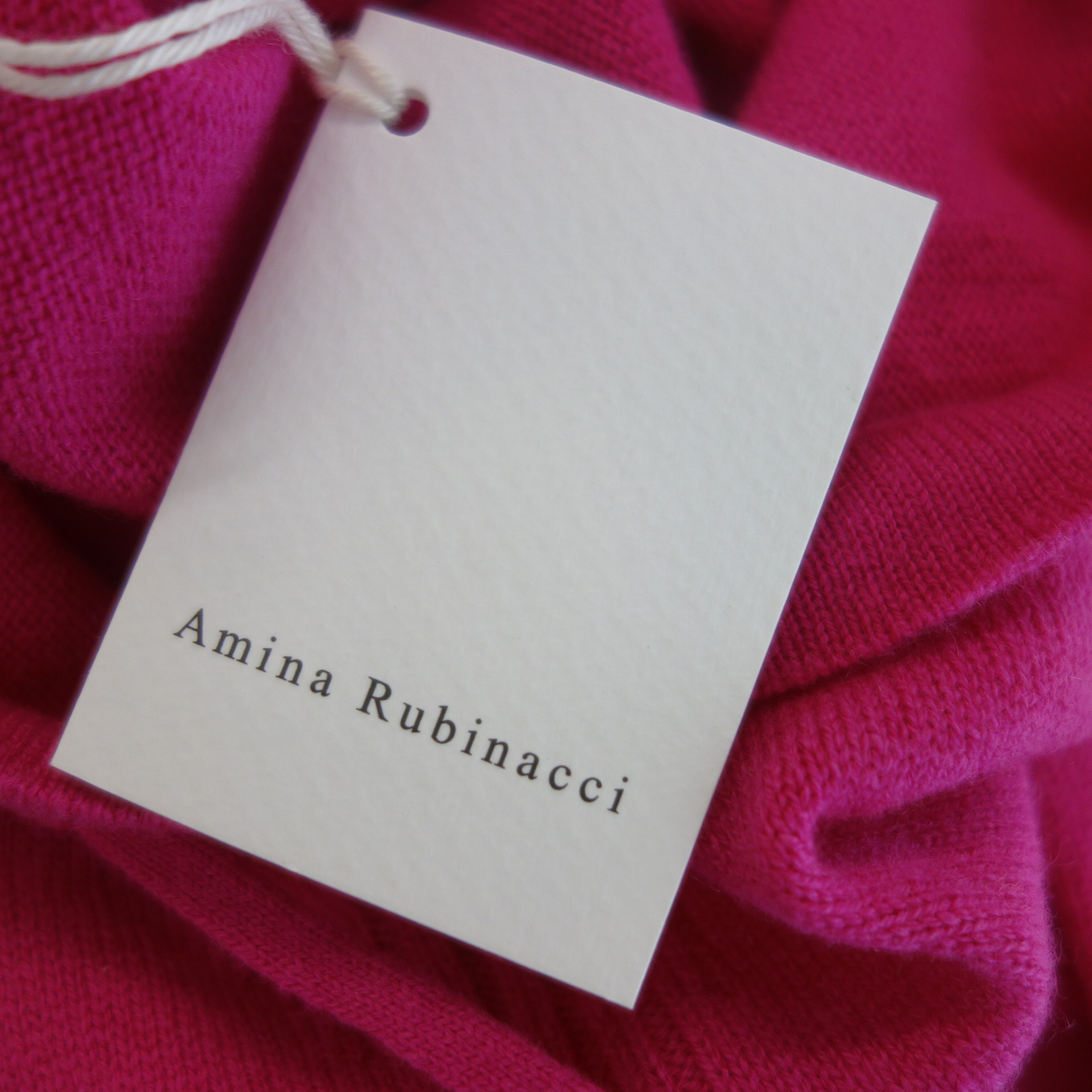 AMINA RUBINACCI Damen Kaschmir Pullover mit Kapuze Pink Größe XS