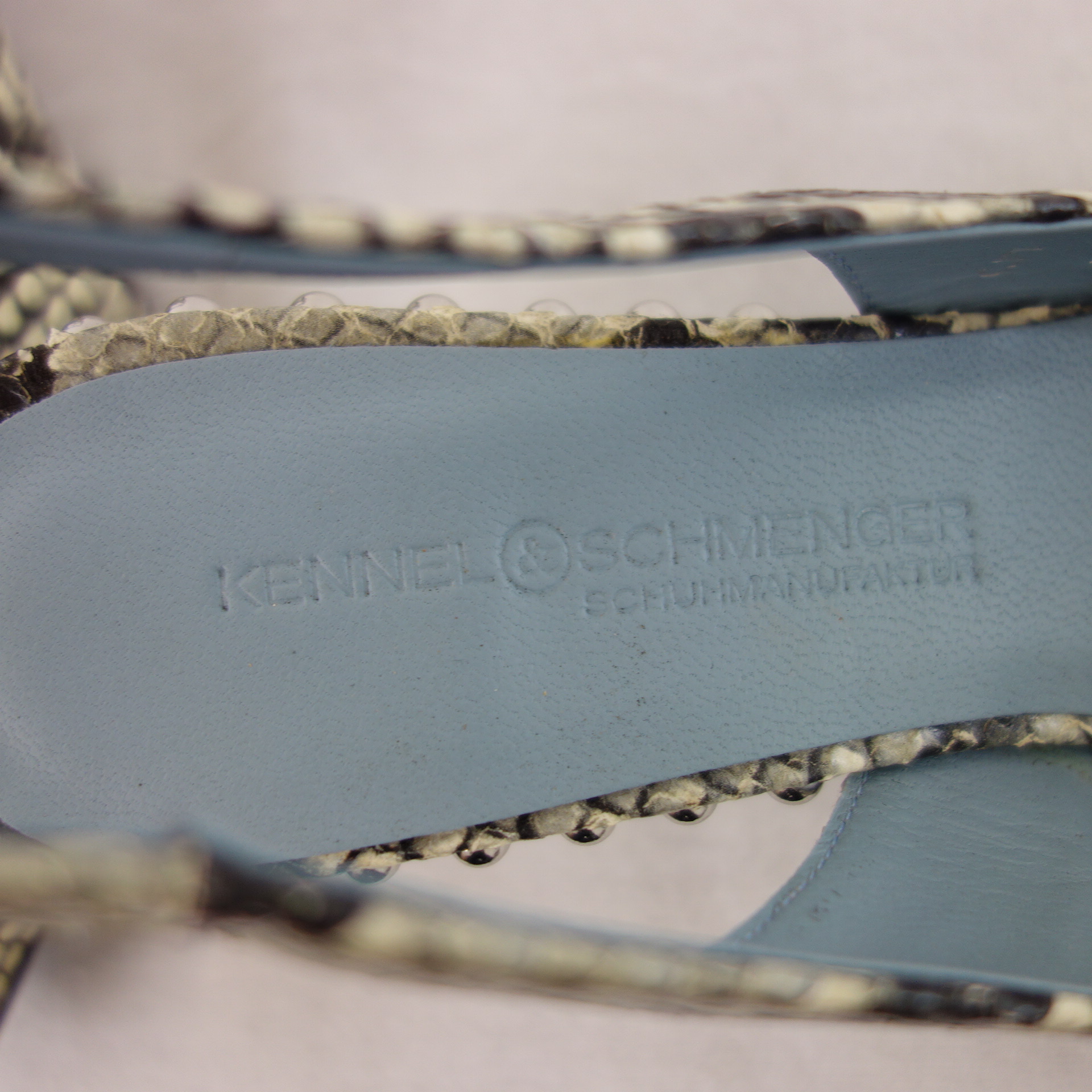 KENNEL & SCHMENGER K&S Damen Schuhe Pumps Slingback Modell Selma Reptilmuster Gr 4 EU 36