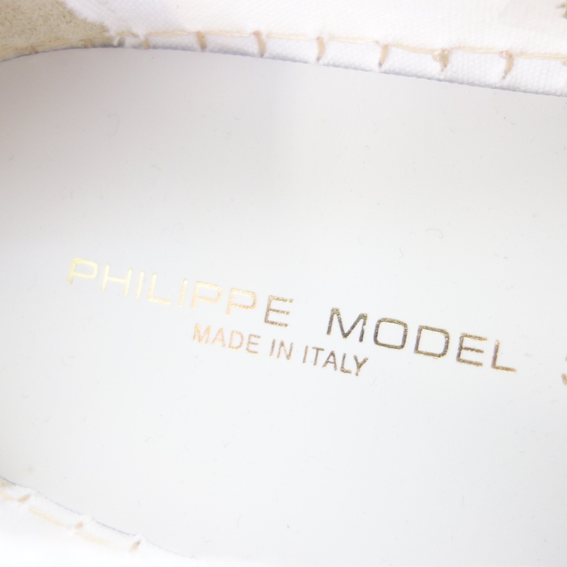 PHILIPPE MODEL Damen Schuhe Espadrilles Slipper Slip On Sneaker Marseille Weiß