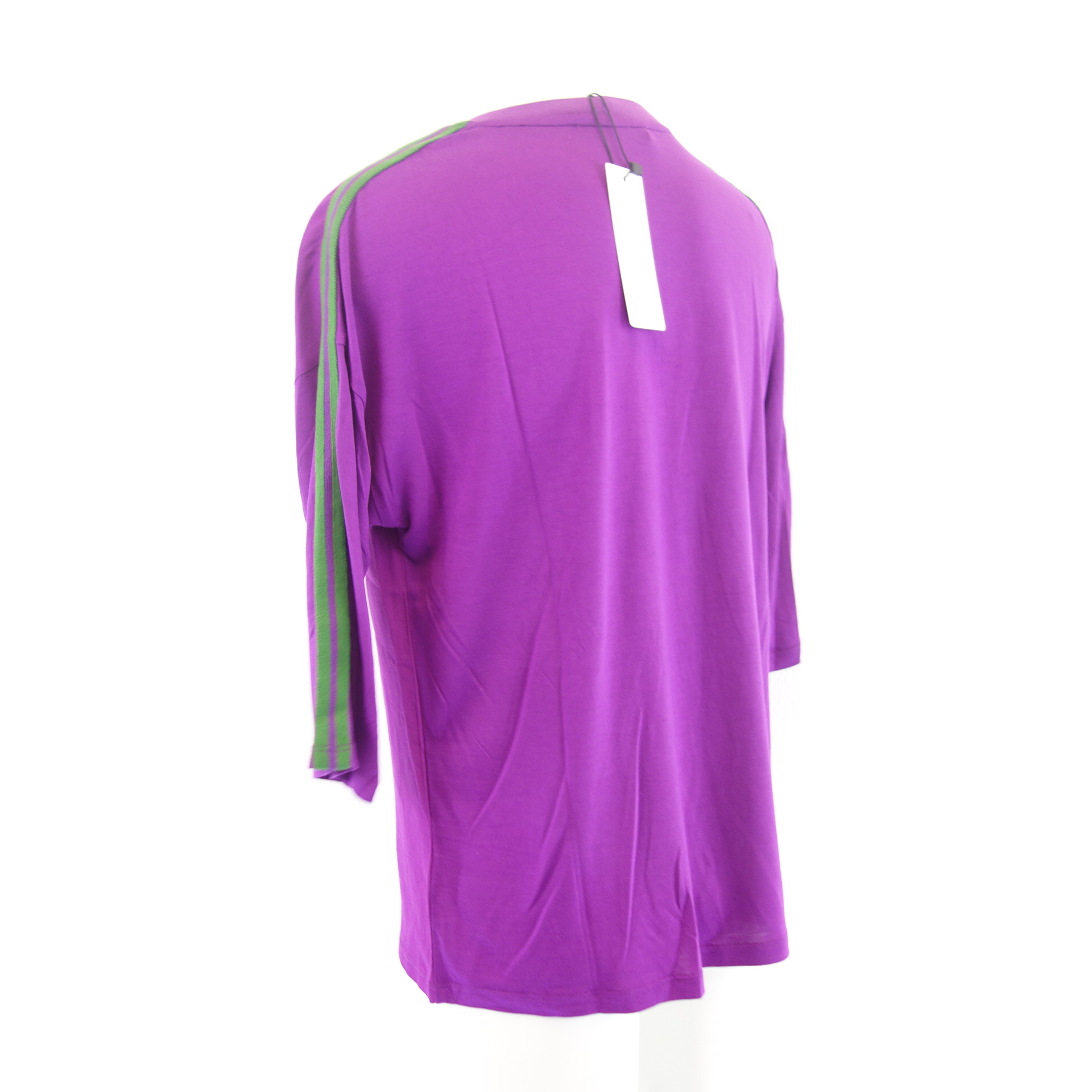 OUI Damen Shirt Bluse Tunika Violett Lila 100% Viskose Größe 34 
