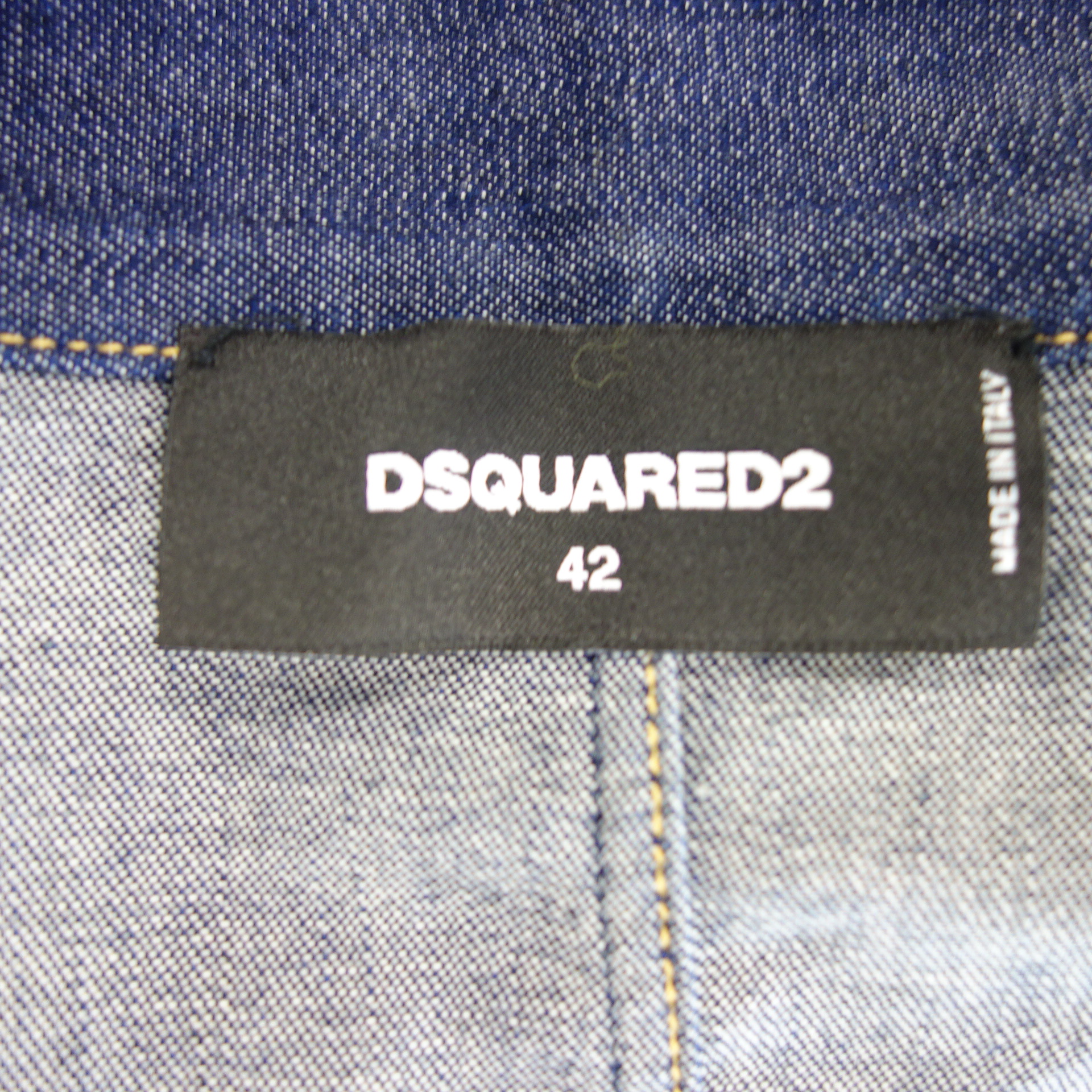 DSQUARED2 Dsquared 2 Damen Hemd Bluse Tunika Jacke Jeanshemd Jeansjacke Jeans Gürtel Blau