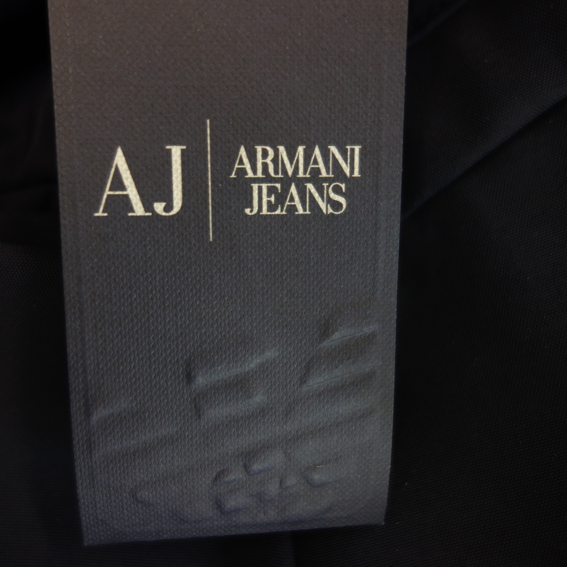 ARMANI Jeans Herren Übergangsjacke Jacke Anorak Parka Blau Größe 52