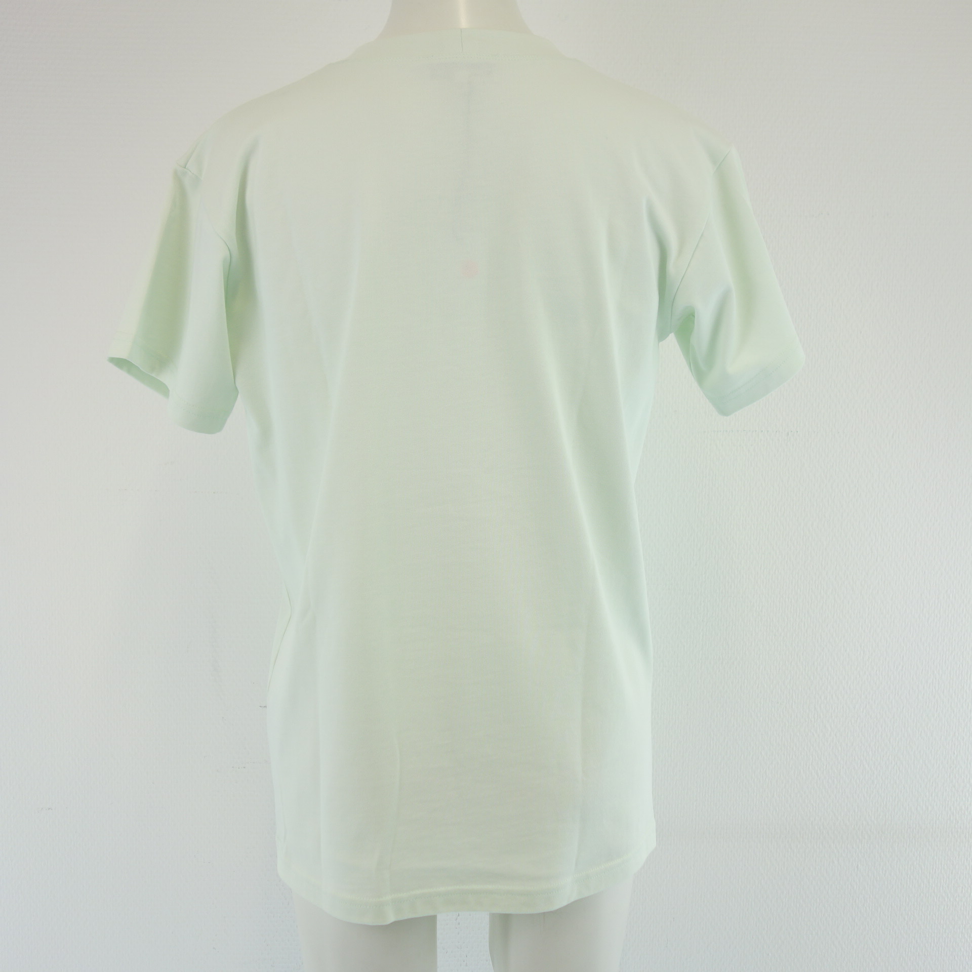 MONIQUE VAN HEIST Jersey Shirt Modell Boy Pastell Mint Grün Baumwolle Größe S
