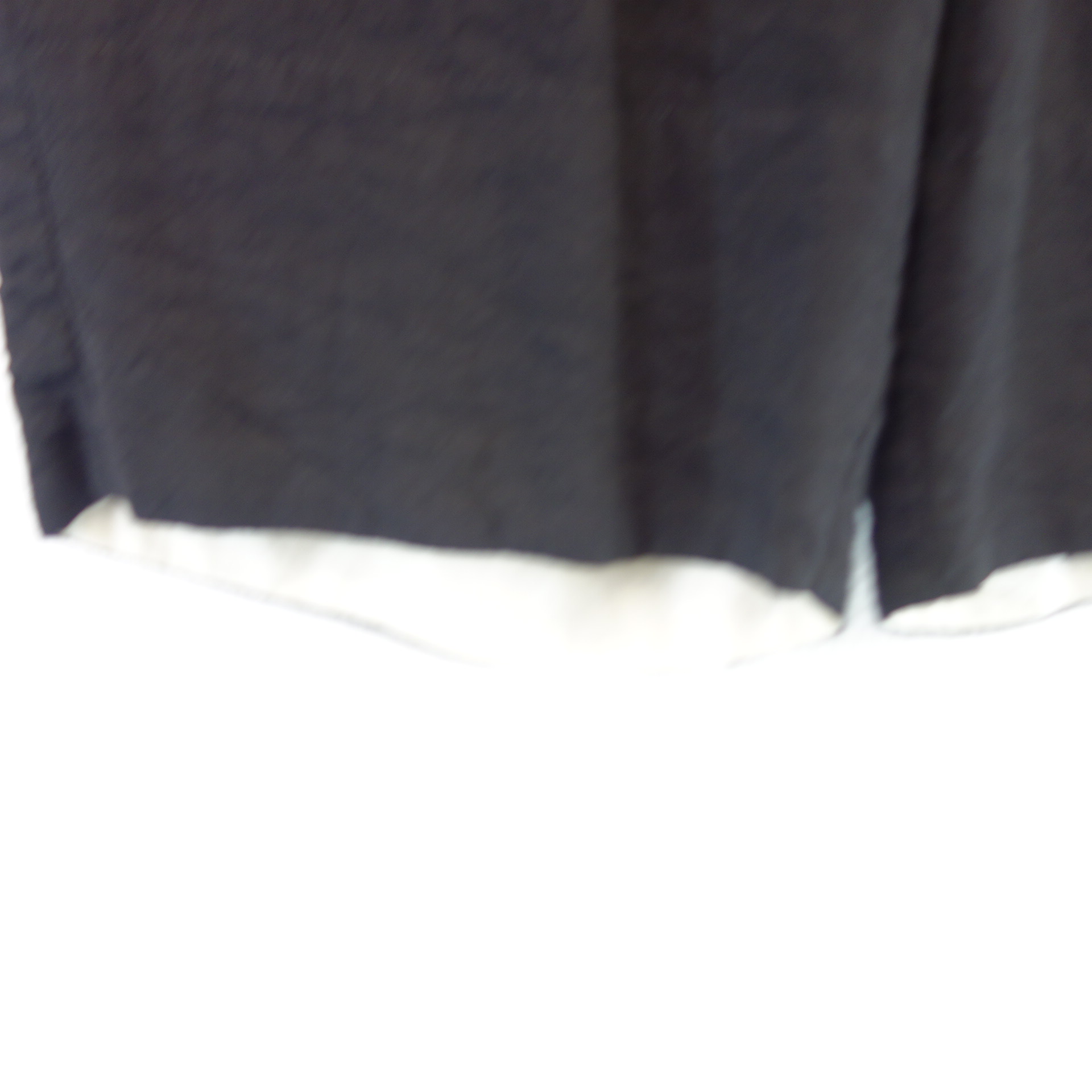 ANNETTE GÖRTZ Damen Hose Bermuda Stoffhose Schwarz mit Leinen Gr 40 Modell Kios