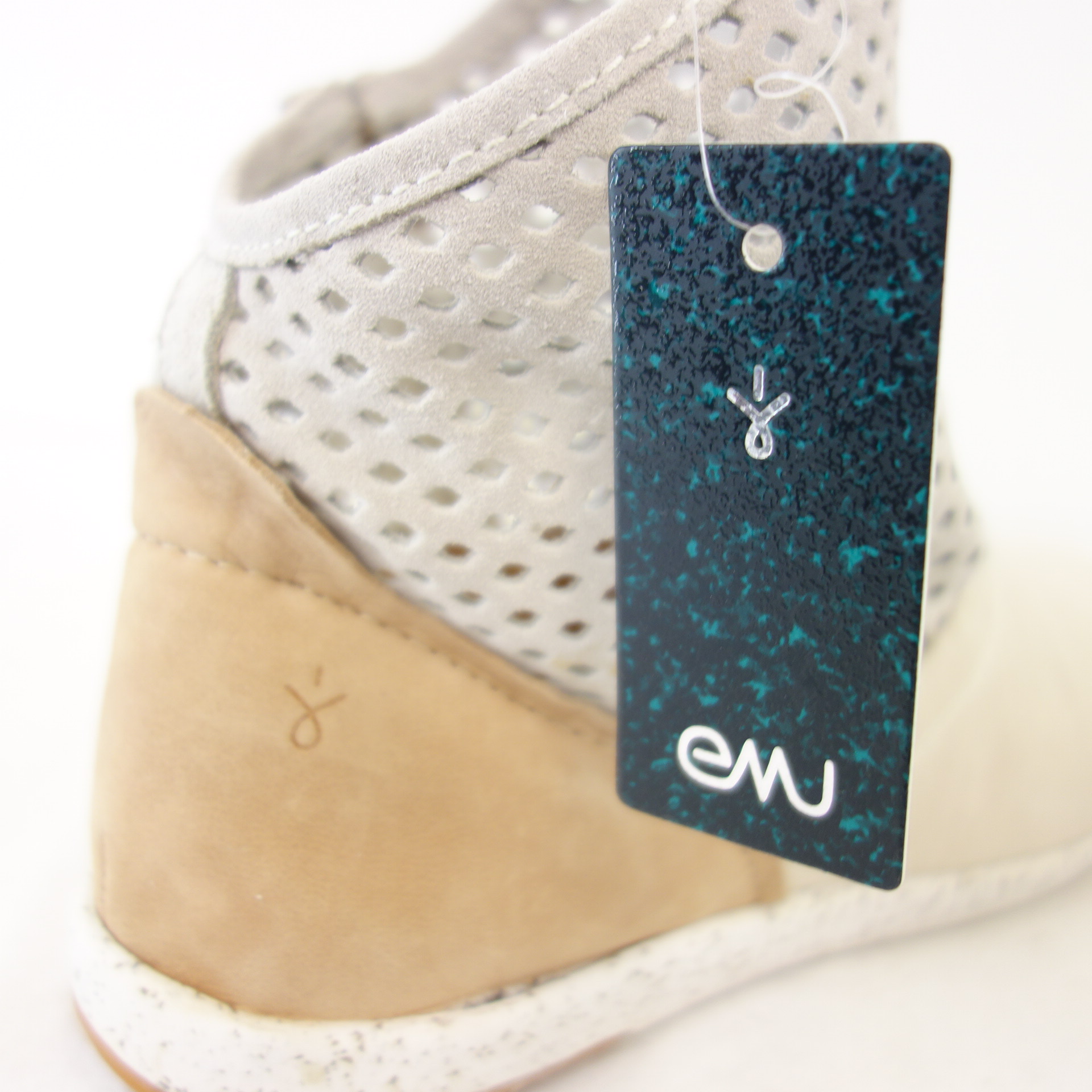 EMU Damen Schuhe Slipper Leder Beige Ibiza Bootie Modell NUMERALLA Gr 39