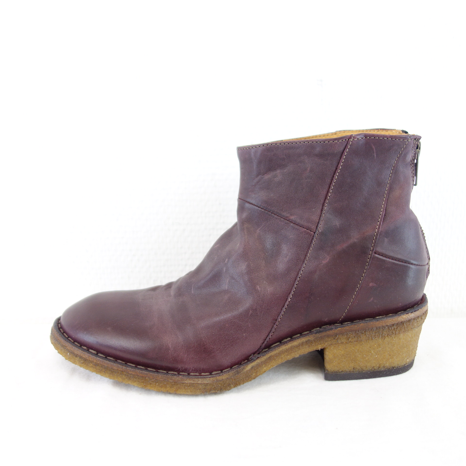 UIT ORMEDA UTTERLY ITALIAN TREND Damen Schuhe Stiefeletten Boots Stiefel Leder Bordeaux