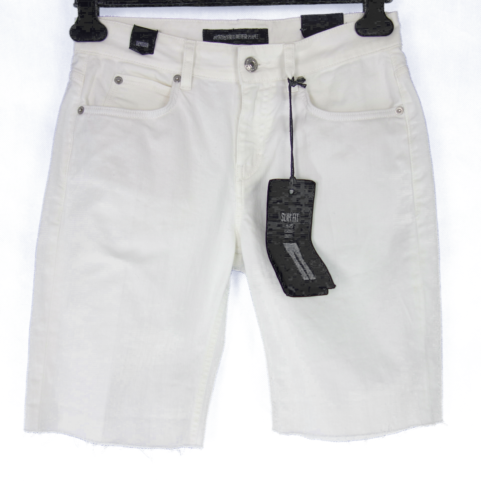 DRYKORN Damen Kurze Hose Shorts Bermuda Jeansshorts Jeans Denim Weiß Greet Neu - 27