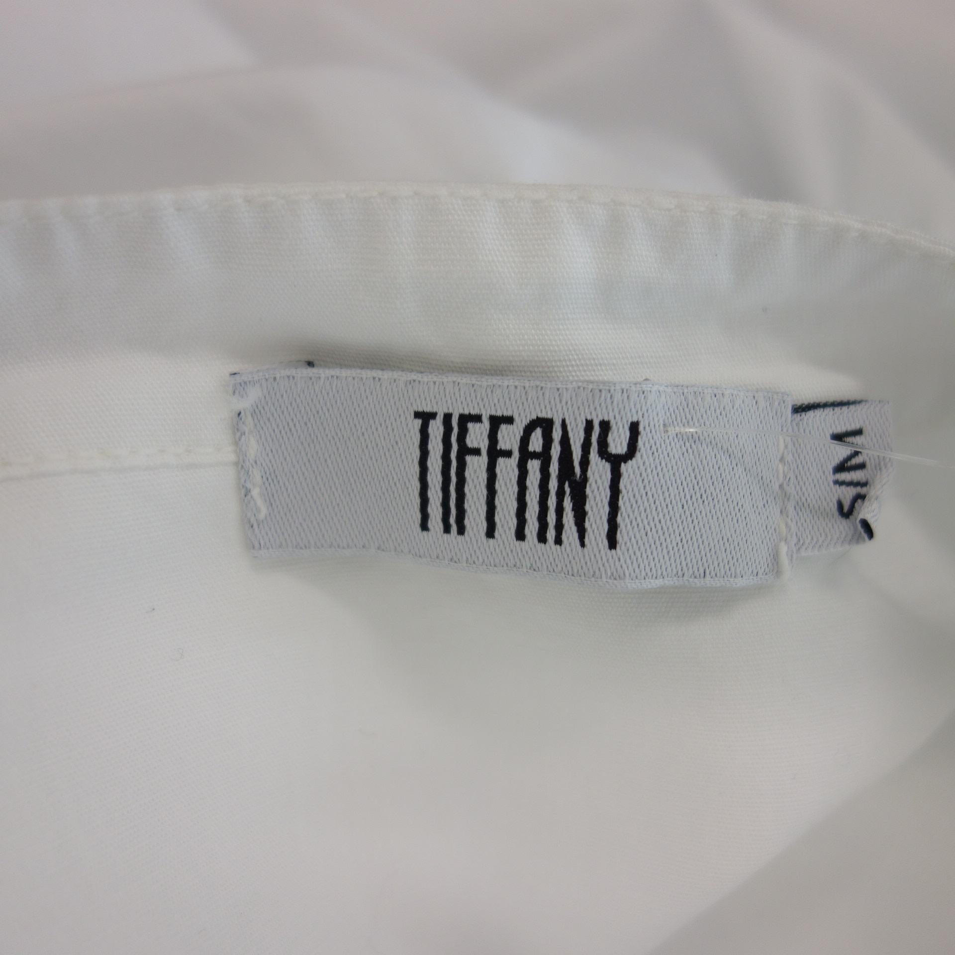 TIFFANY Damen Sommer Maxi Midi Kleid Tunika Weiß 100% Baumwolle Größe S / M Modell Ella