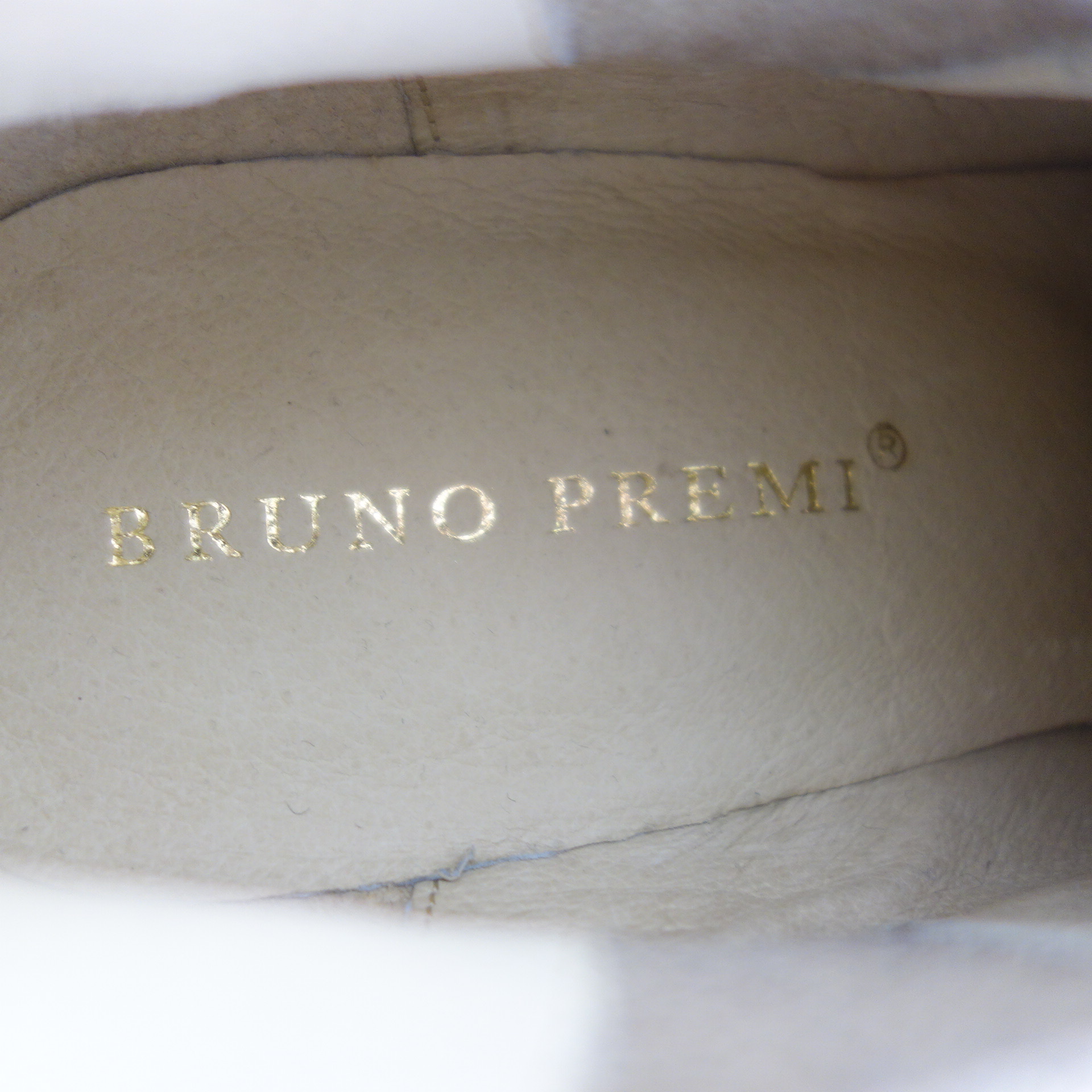BRUNO PREMI Damen Schuhe Chelsea Ankle Boots Stiefeletten Stiefel Leder Grau Größe 41 ( 40 )