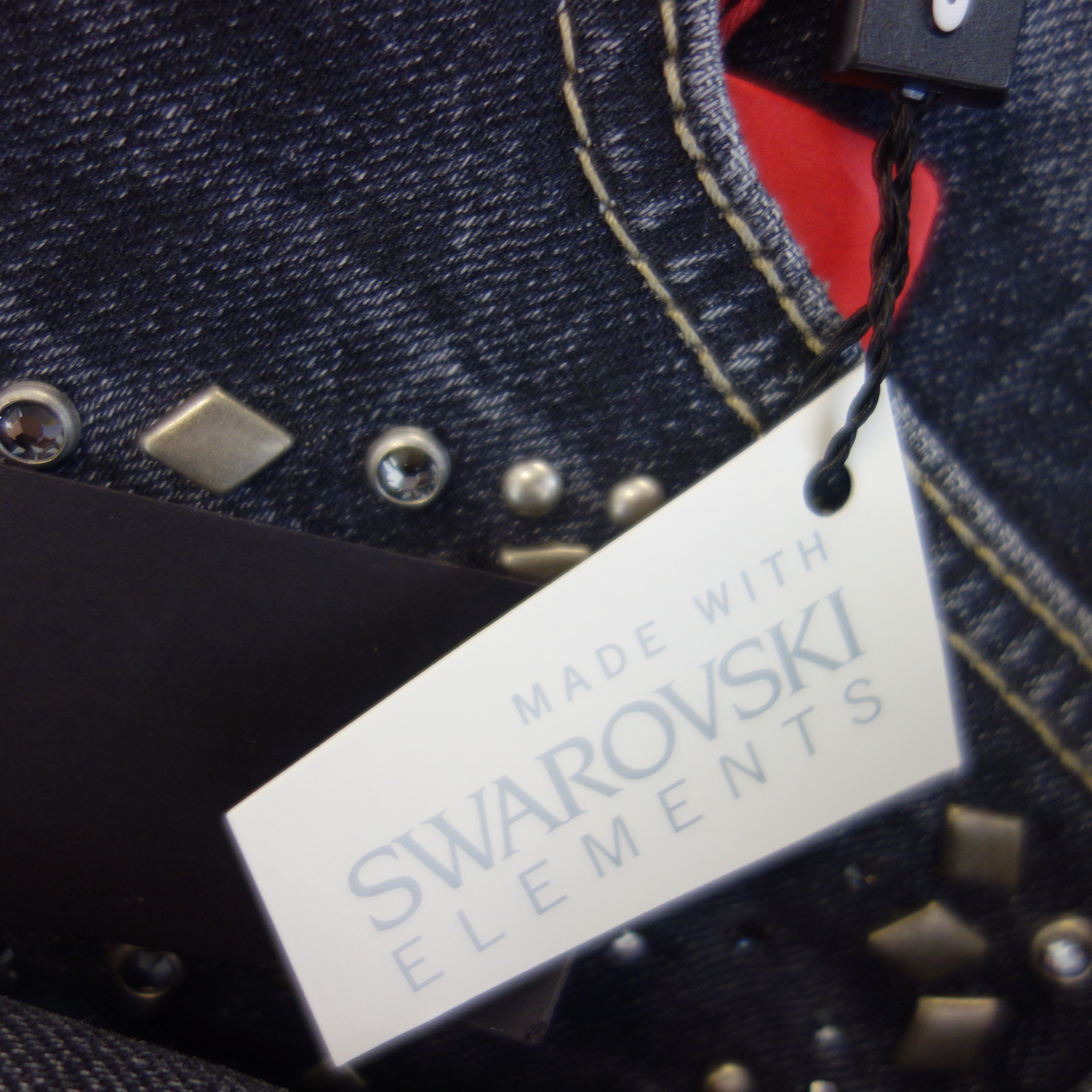 CAMBIO Damen Jeans Hose Jeanshose Vintage Edition Parla Grau Swarovski Elements 32