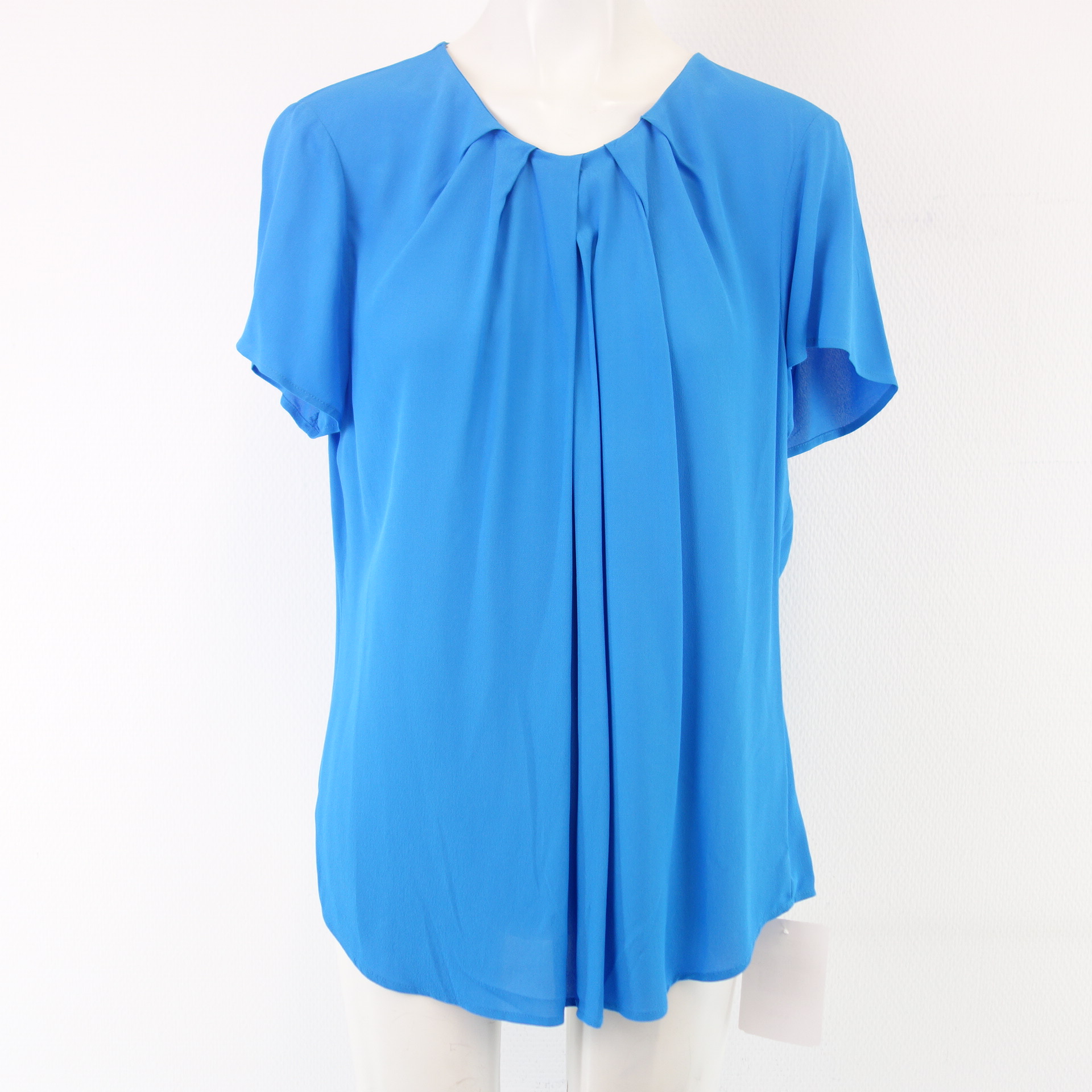 SEIDENSTICKER Damen Sommer Bluse Shirt Tunika Top Blau 100% Viskose 