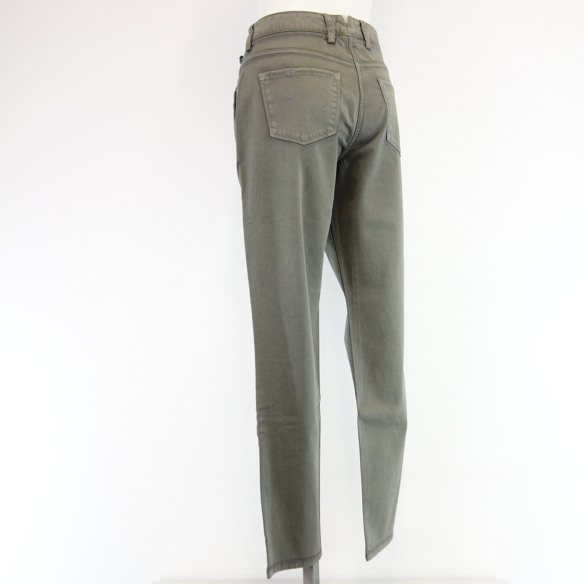 CAMBIO Damen Jeans Hose Modell Rio Khaki Grün Nieten