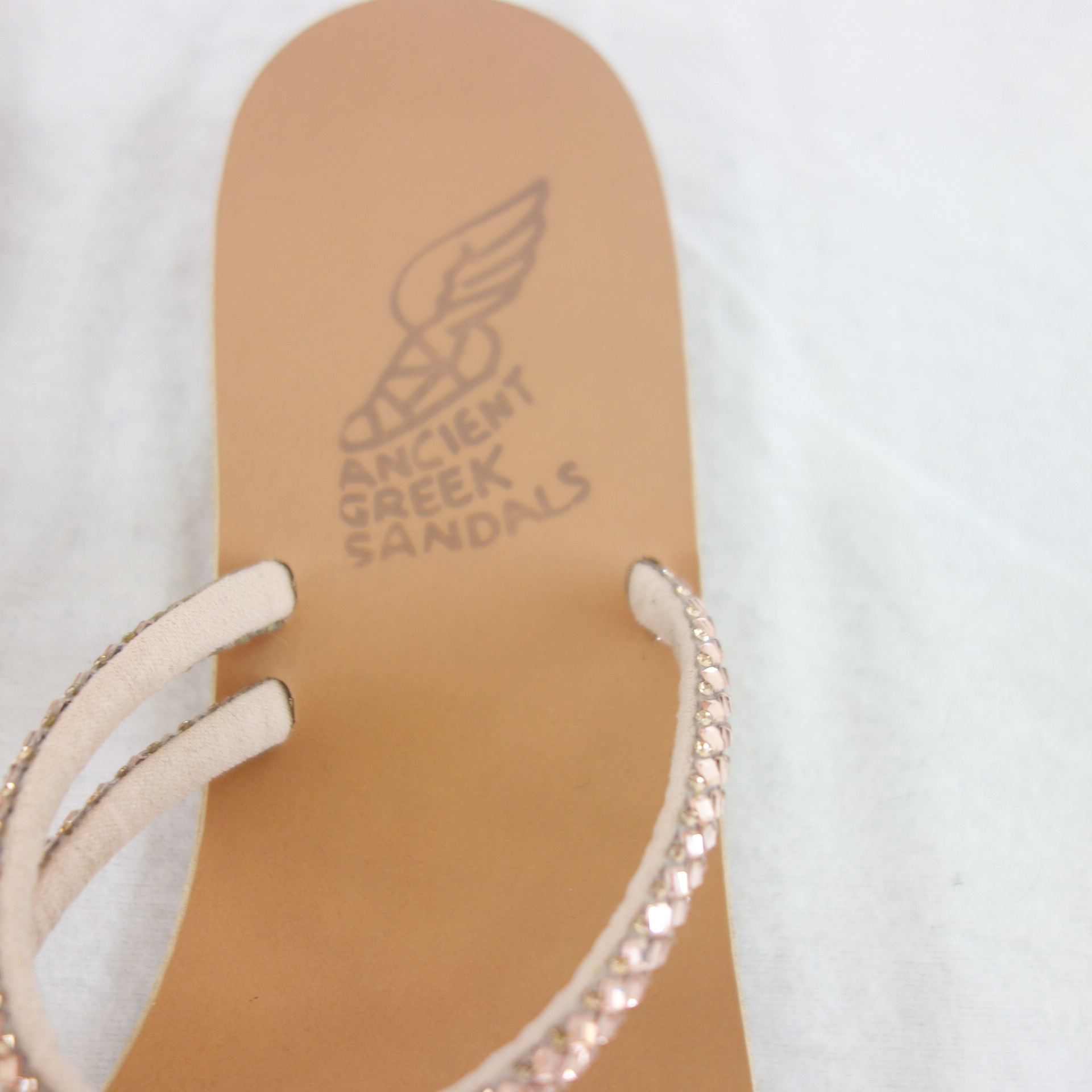 ANCIENT GREEK Sandals Riemchen Sandalen aus Leder Rose Gold 38 ( 37,5 )