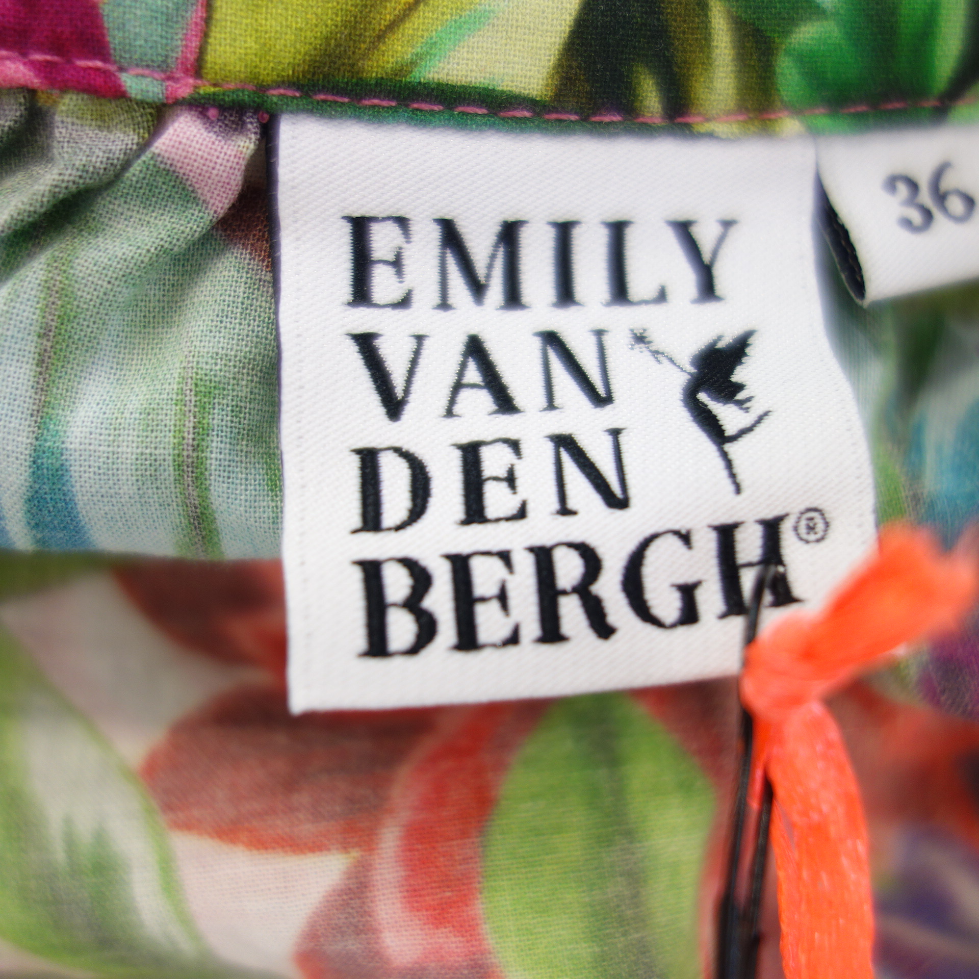 EMILY VAN DEN BERG Damen Bluse Bunt Muster Tierprint 100% Baumwolle