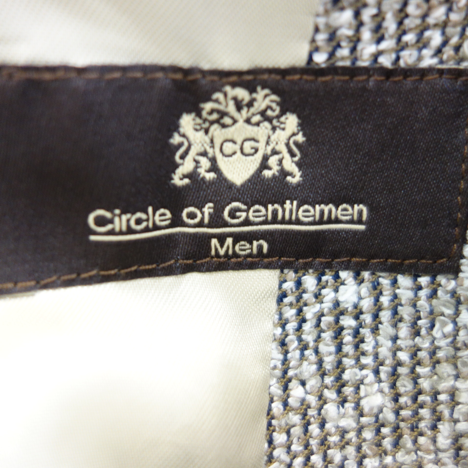 CIRCLE OF GENTLEMEN Angelico Herren Sakko Jacke Jacket Blazer Braun 54 Modell Abel